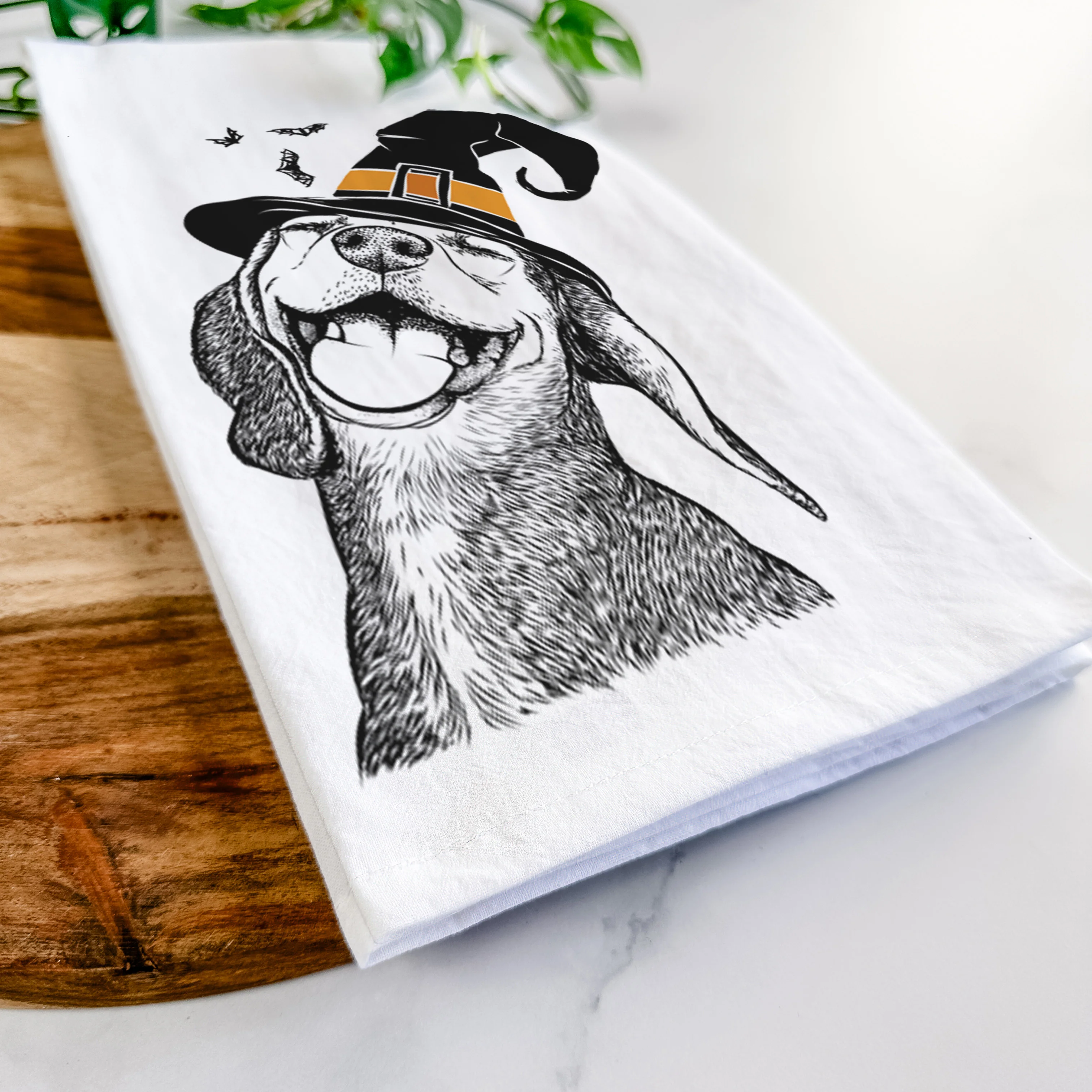 Belle the Hound Mix Tea Towel - Image 8