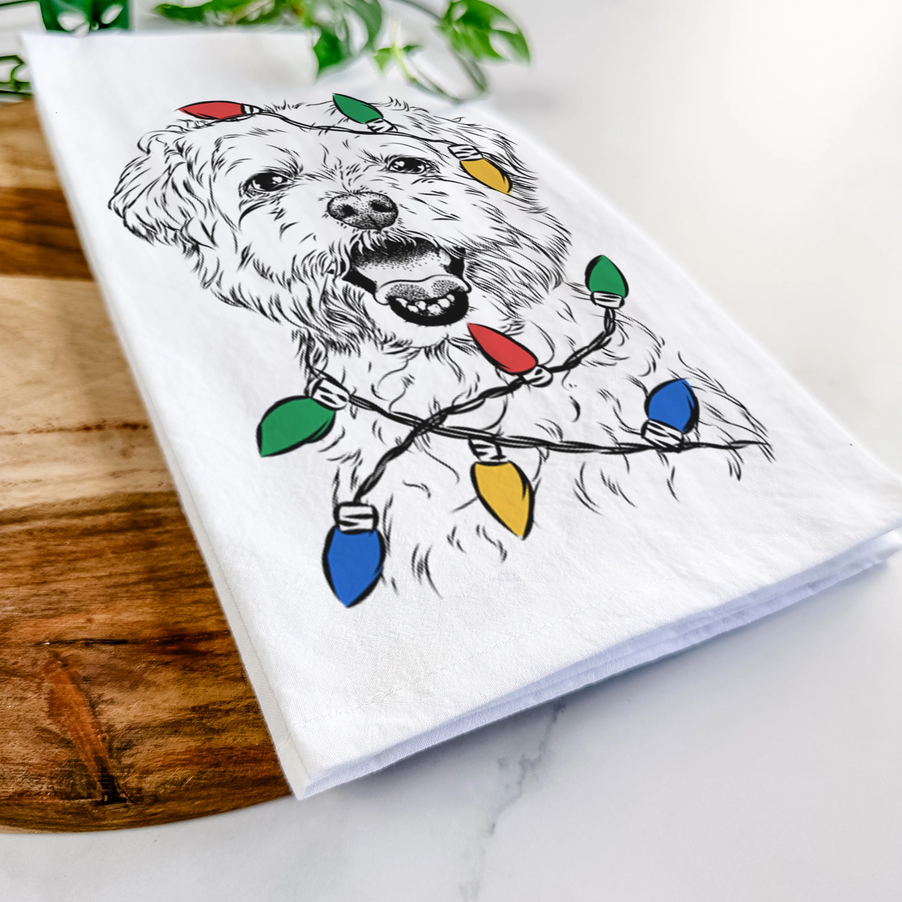 Belle the Maltipoo Tea Towel - Image 10