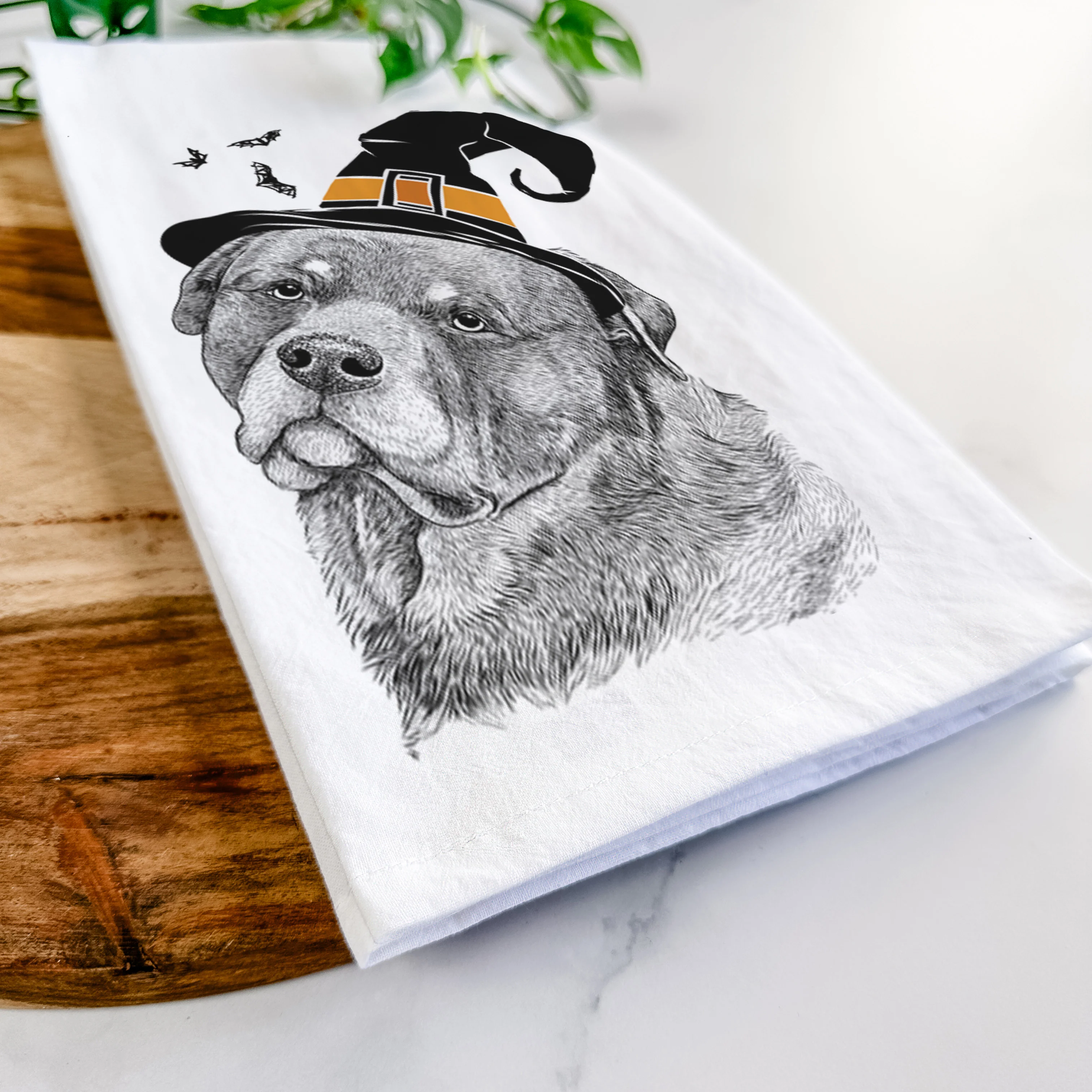 Bender the Rottweiler Tea Towel - Image 8