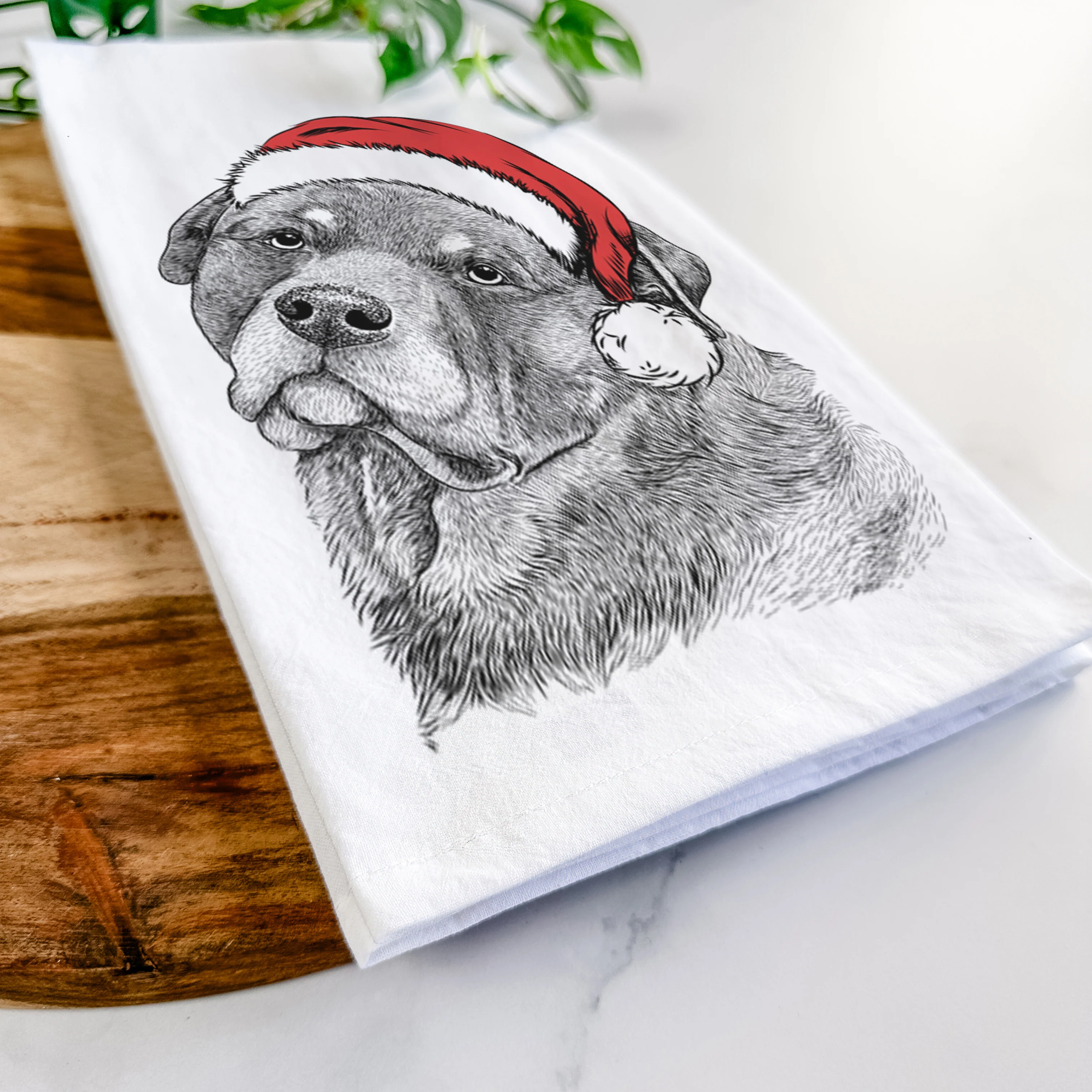 Bender the Rottweiler Tea Towel - Image 9