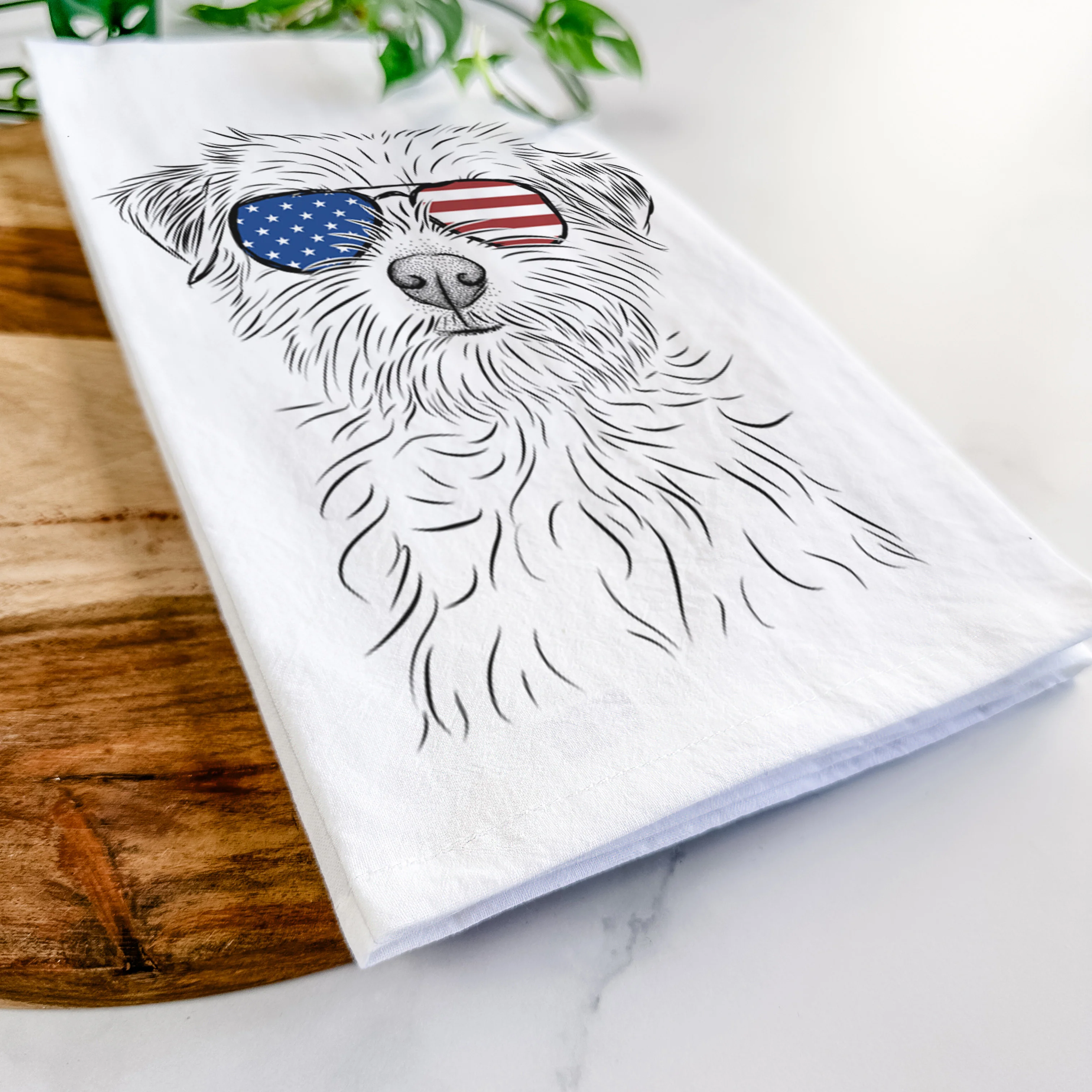 Benjamin the Border Terrier Tea Towel - Image 12
