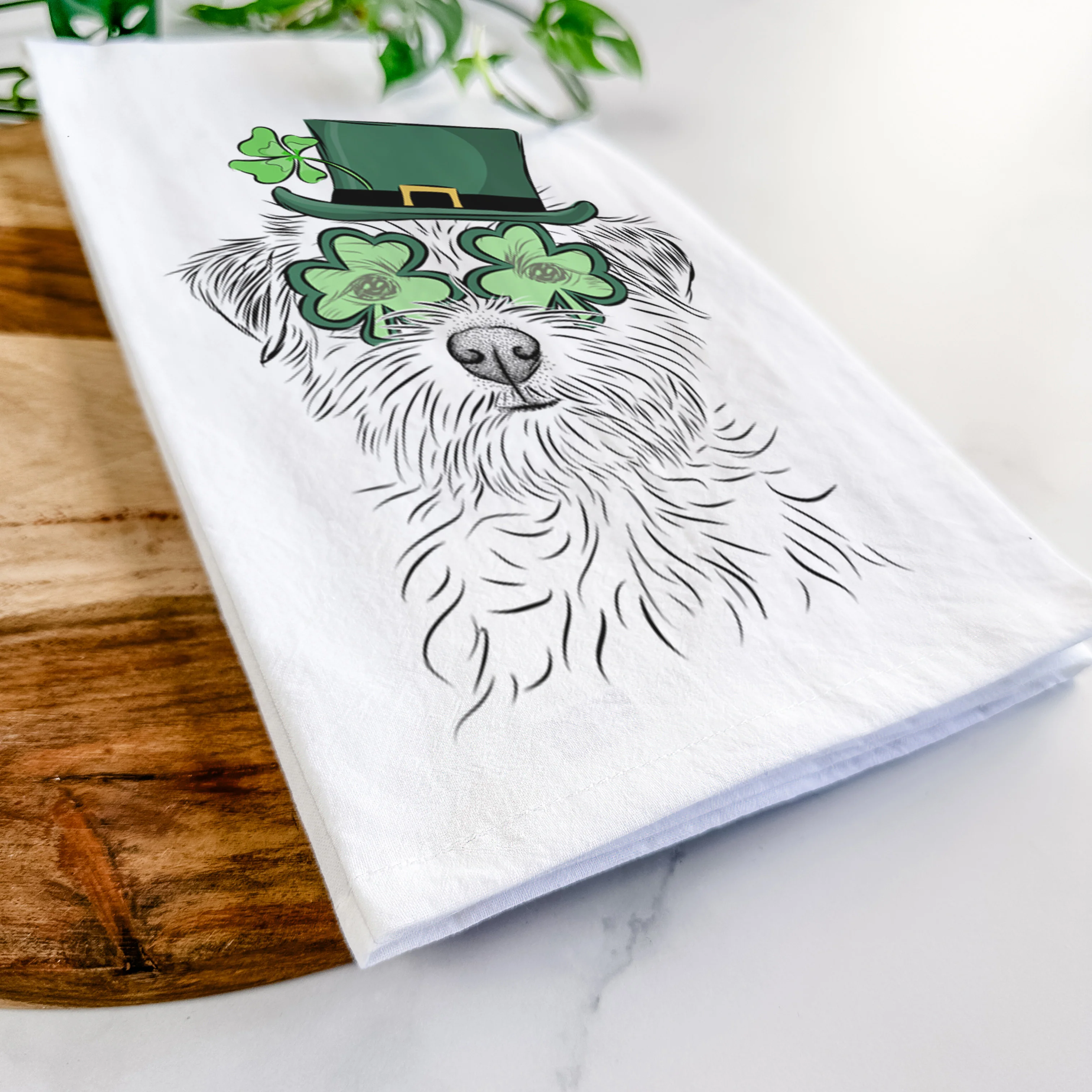 Benjamin the Border Terrier Tea Towel - Image 13