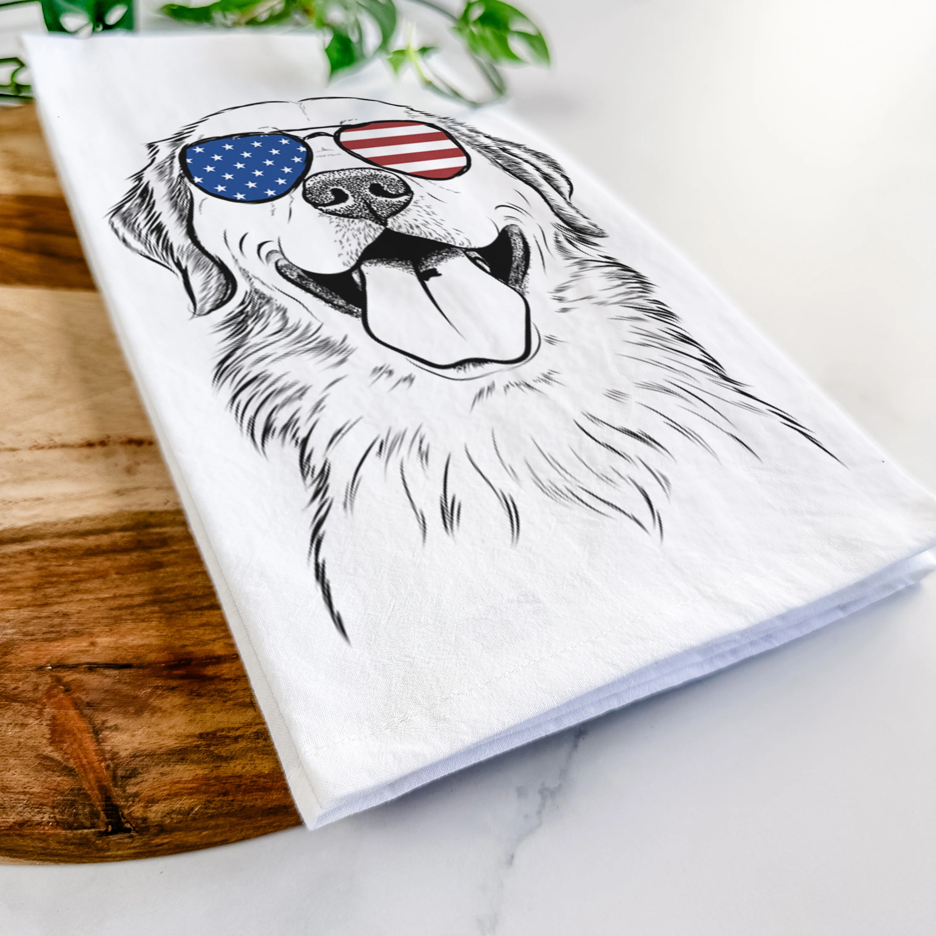 Bennett the Golden Retriever Tea Towel - Image 12