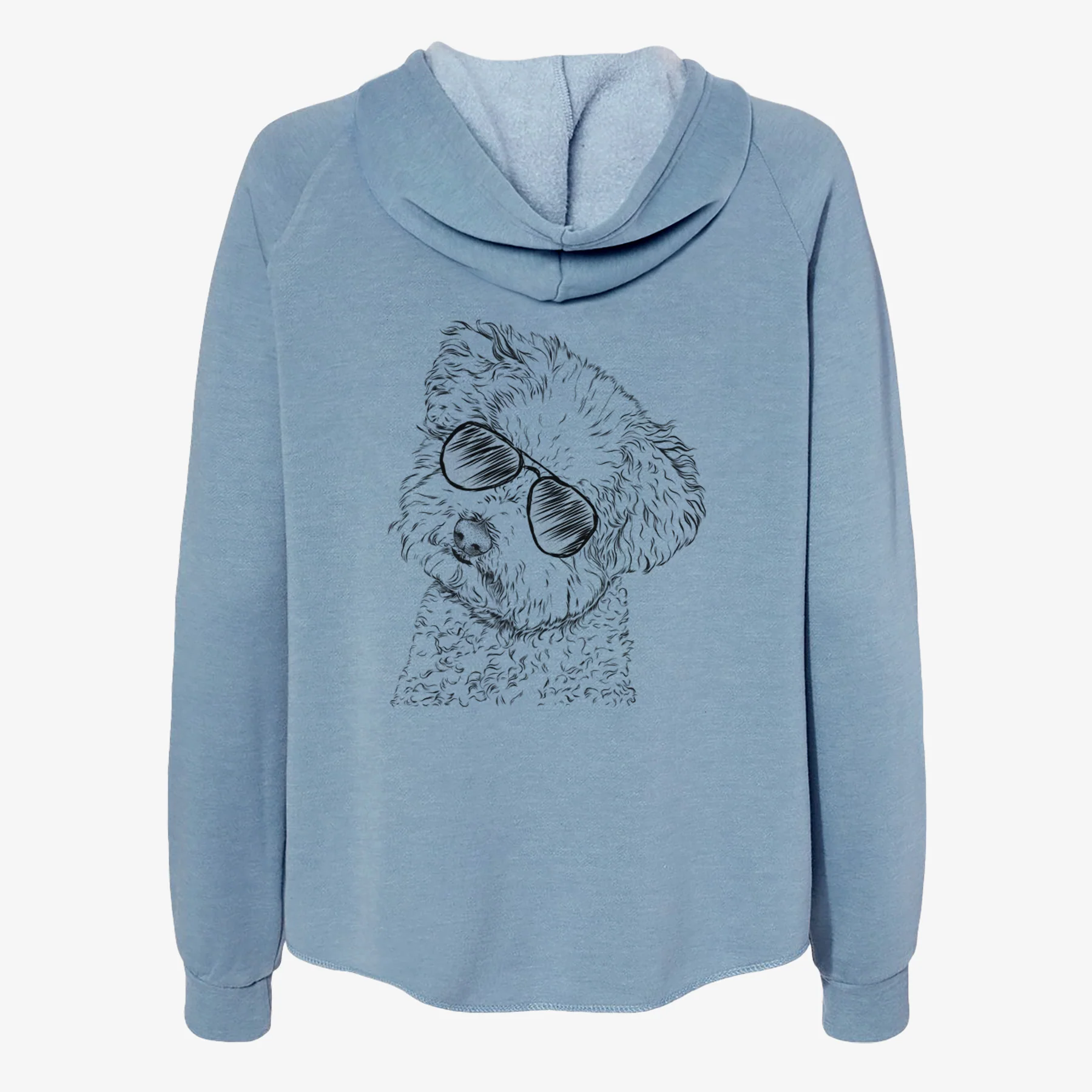 Bento the Bolognese - Women's Cali Wave Zip-Up Sweatshirt - Image 9