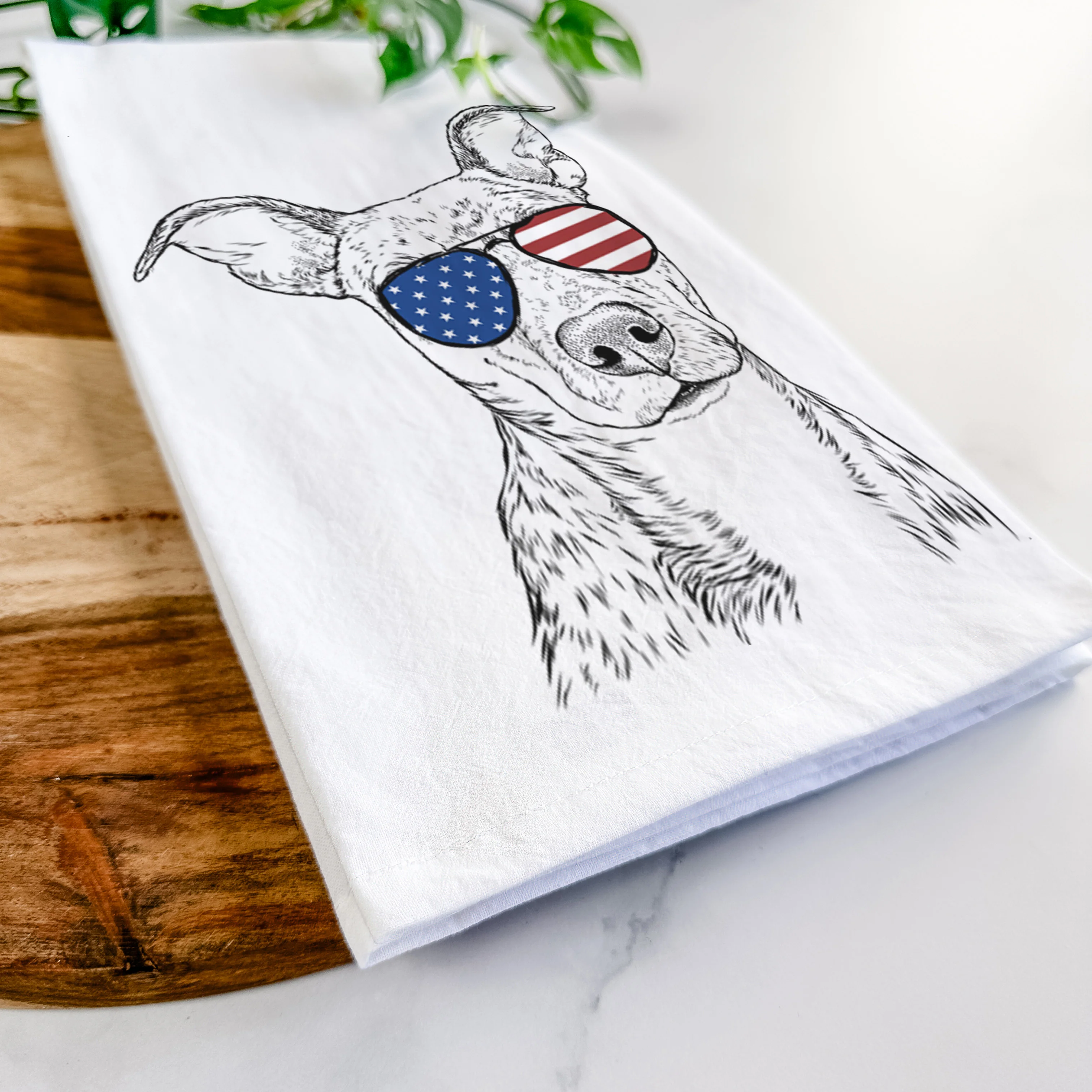 Bianca the Mixed Breed Tea Towel - Image 12