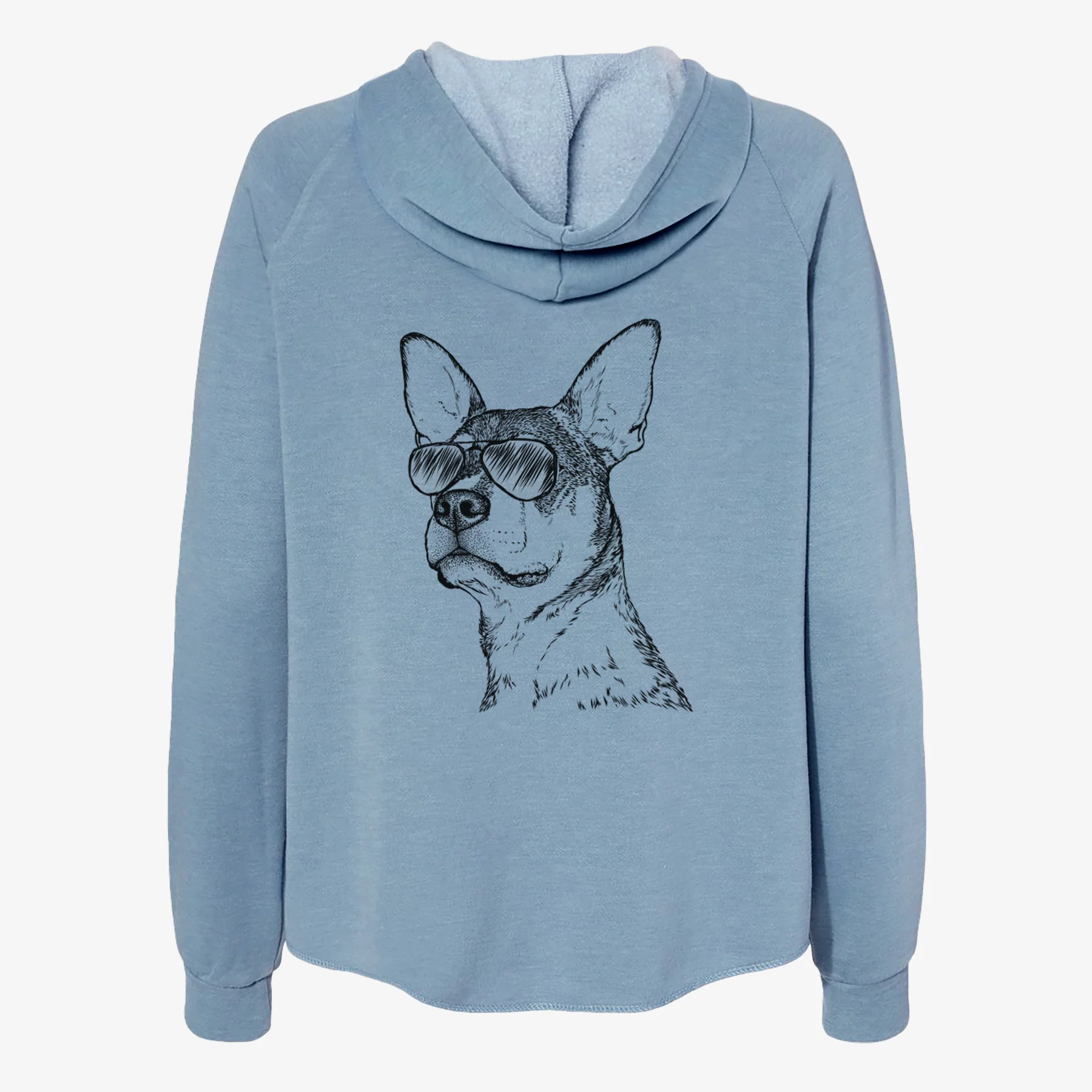 Bill the Heeler Mix - Women's Cali Wave Zip-Up Sweatshirt - Image 9