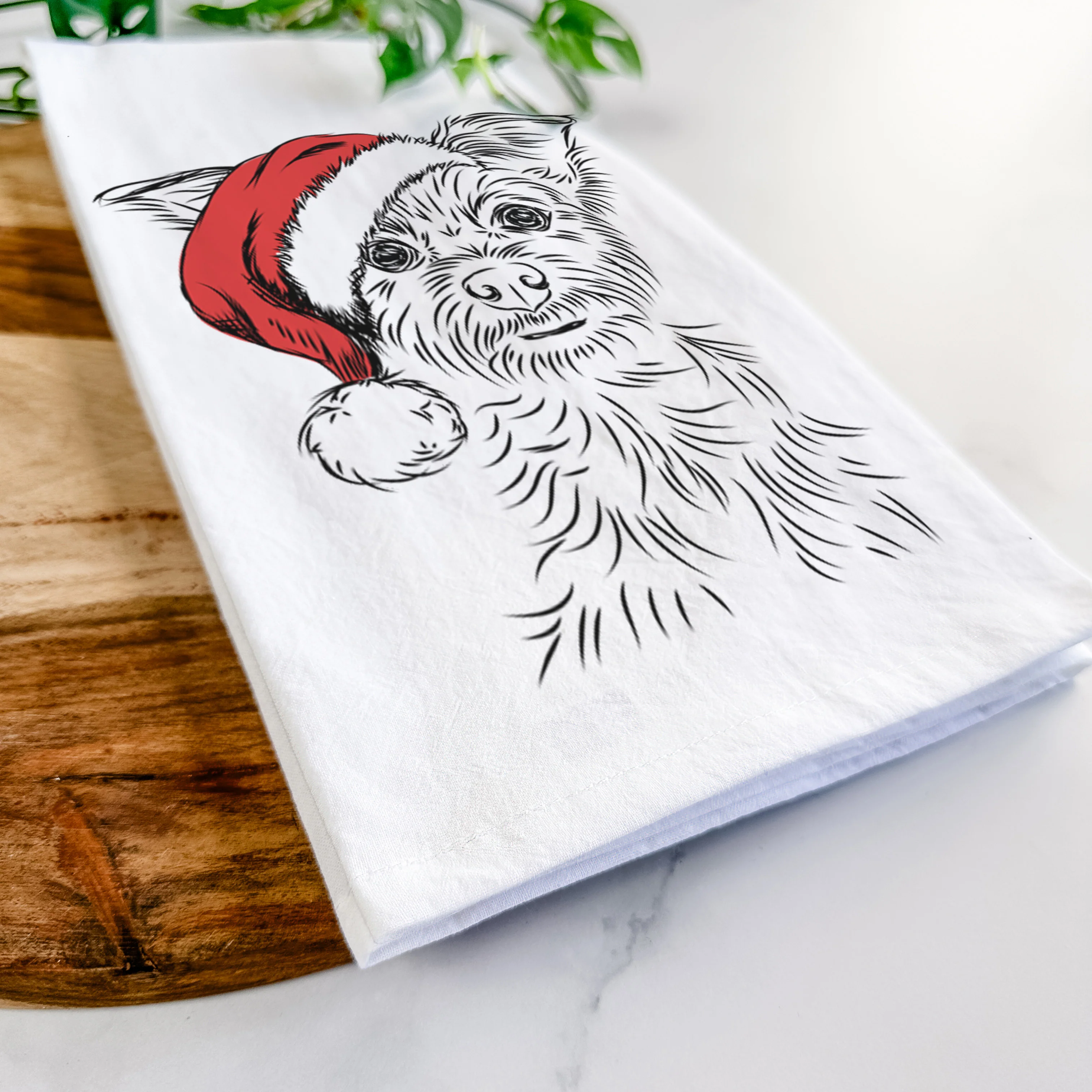 Bingo the Yorkshire Terrier Tea Towel - Image 9