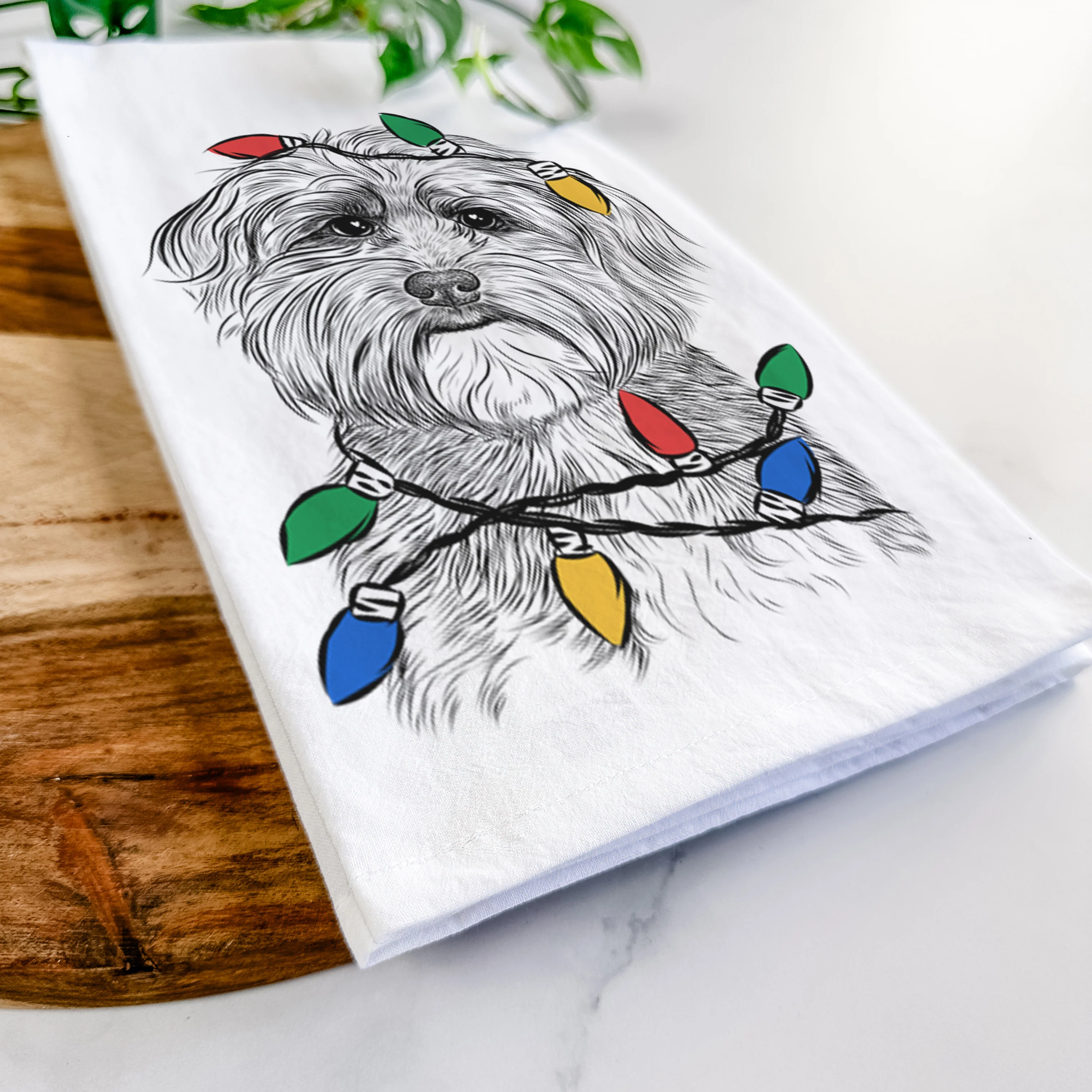 Bingo the Mixed Breed Tea Towel - Image 10
