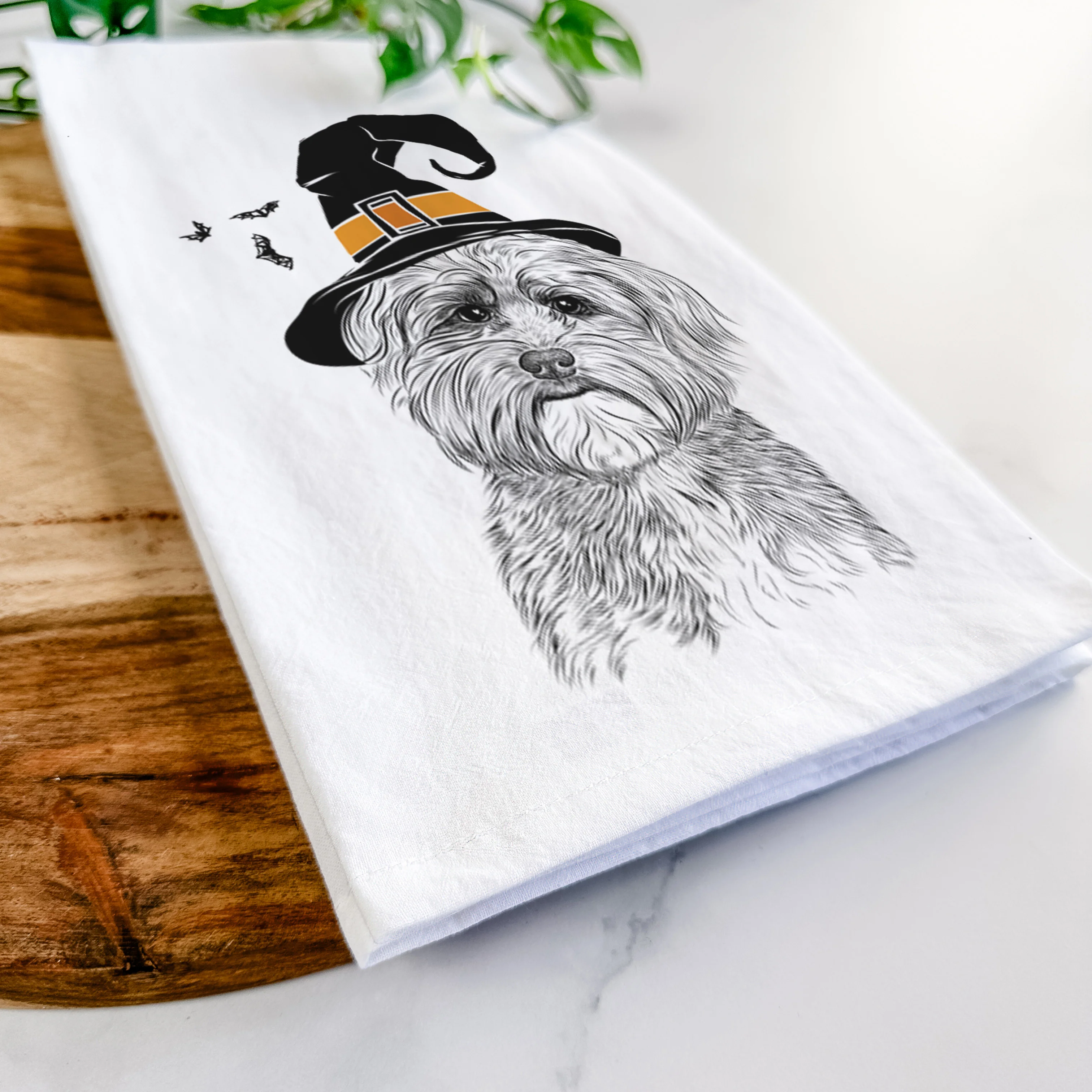 Bingo the Mixed Breed Tea Towel - Image 8