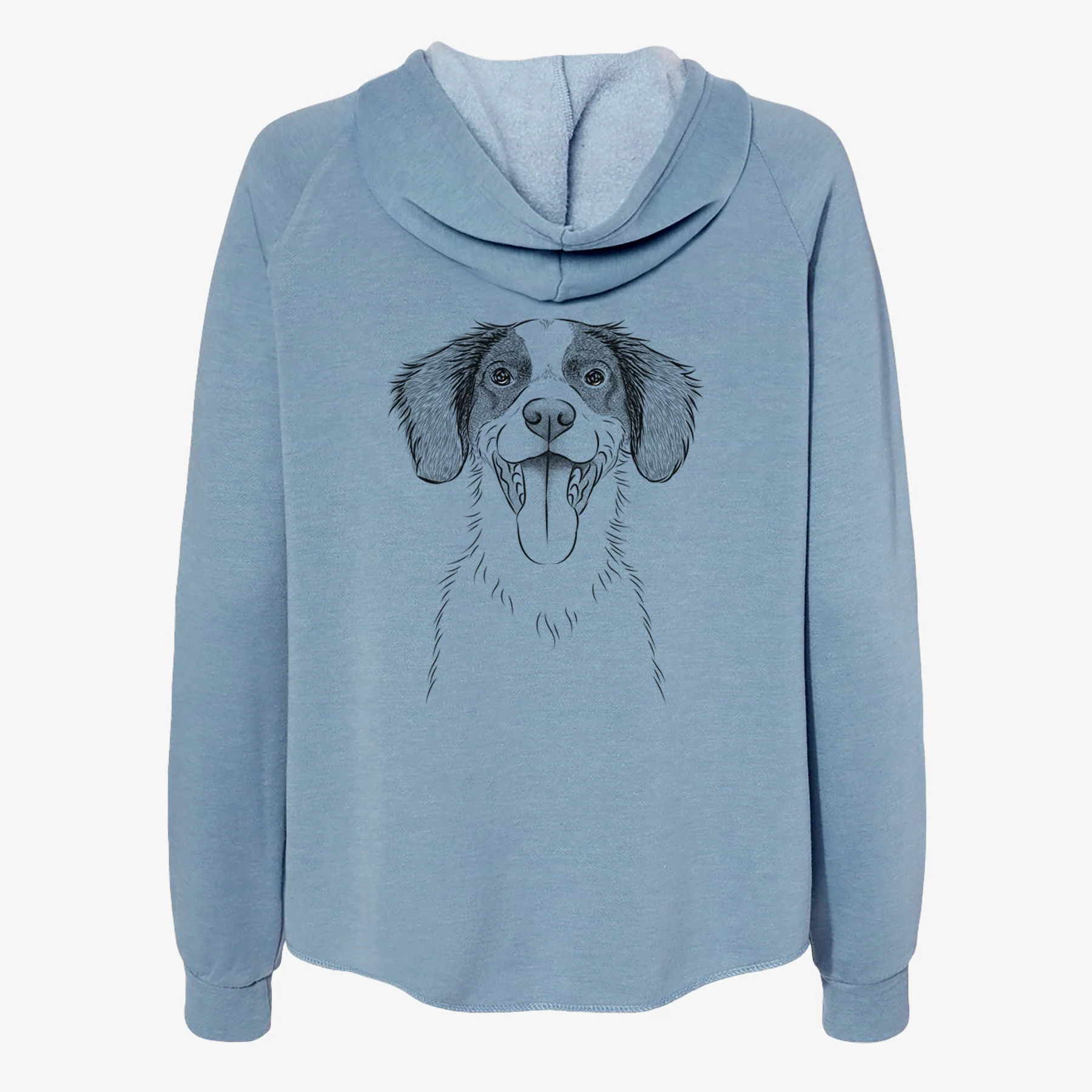 Birdie the Brittany - Women's Cali Wave Zip-Up Sweatshirt - Image 6