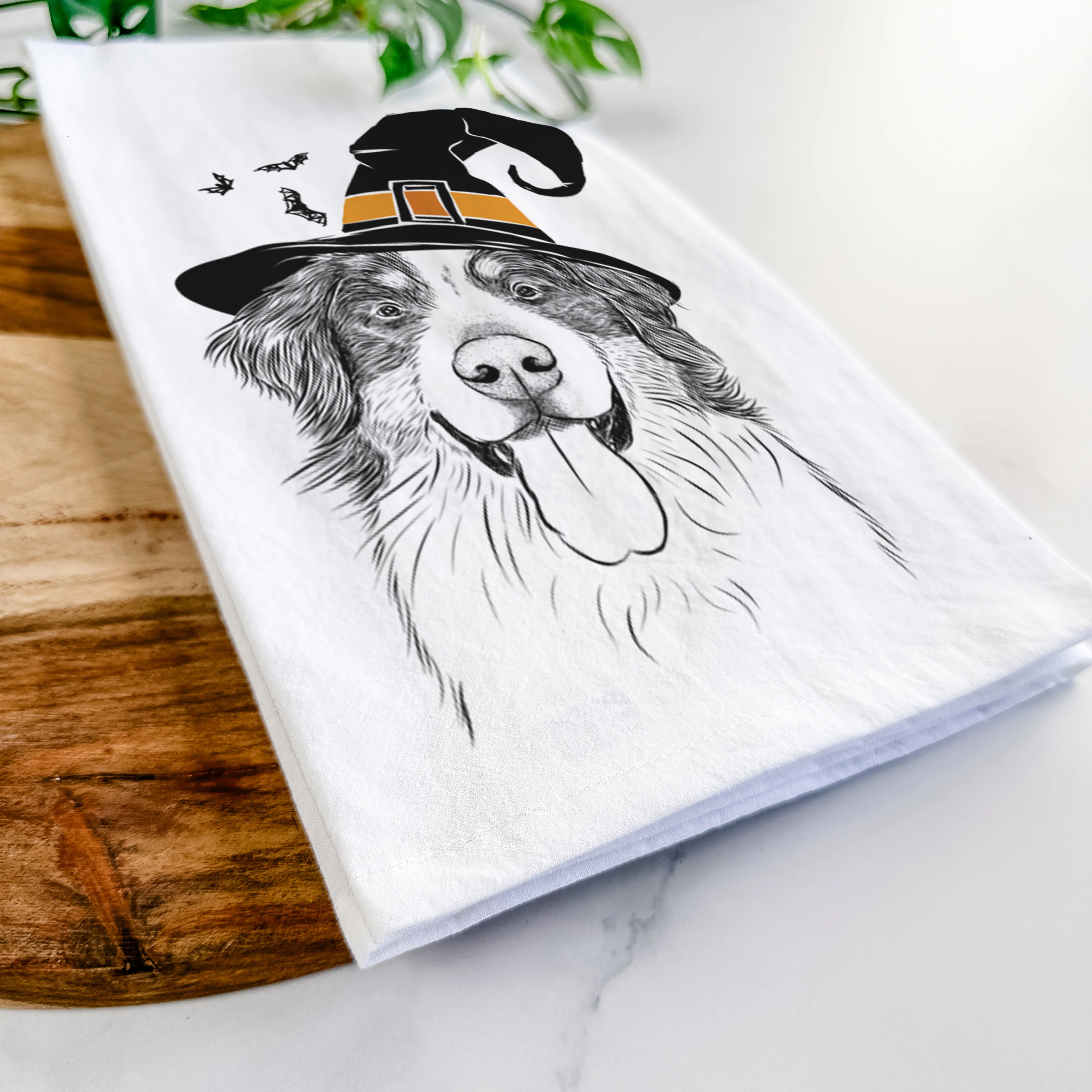 Blaze the Bernese Mountain Dog Tea Towel - Image 8