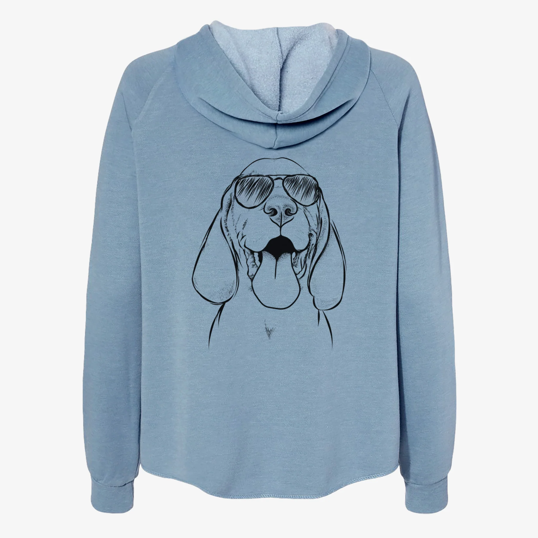 Bodi the Vizsla - Women's Cali Wave Zip-Up Sweatshirt - Image 9