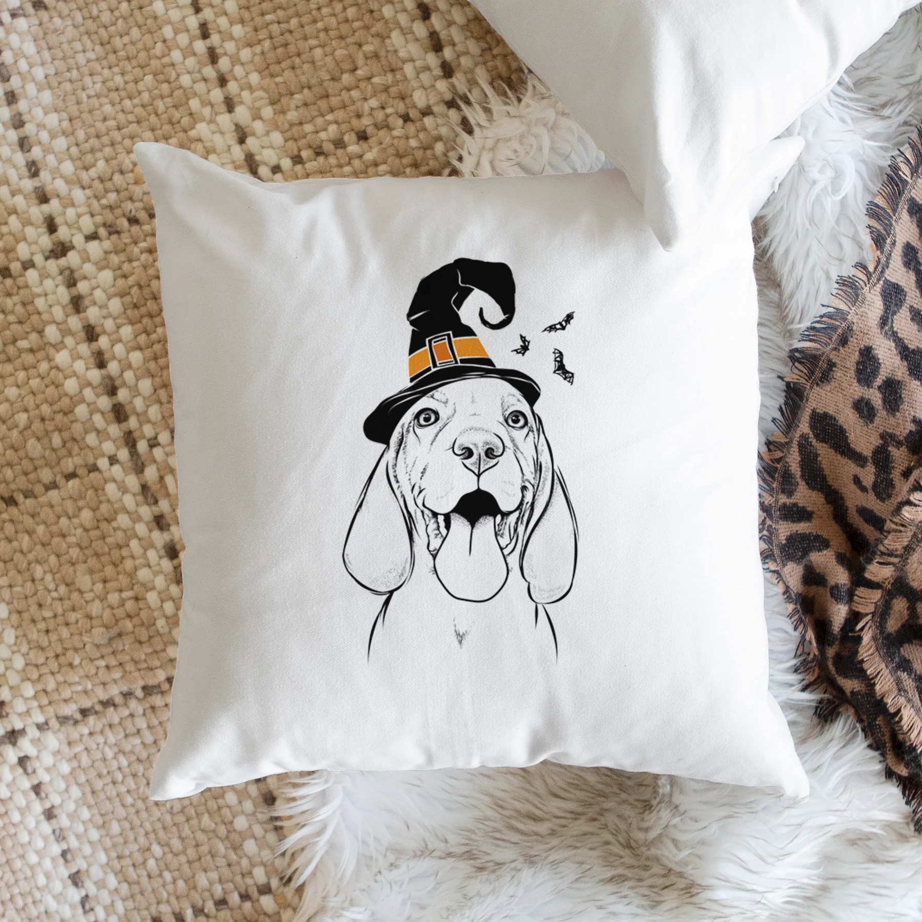 Bodi the Vizsla - Throw Pillow Cover - Image 2