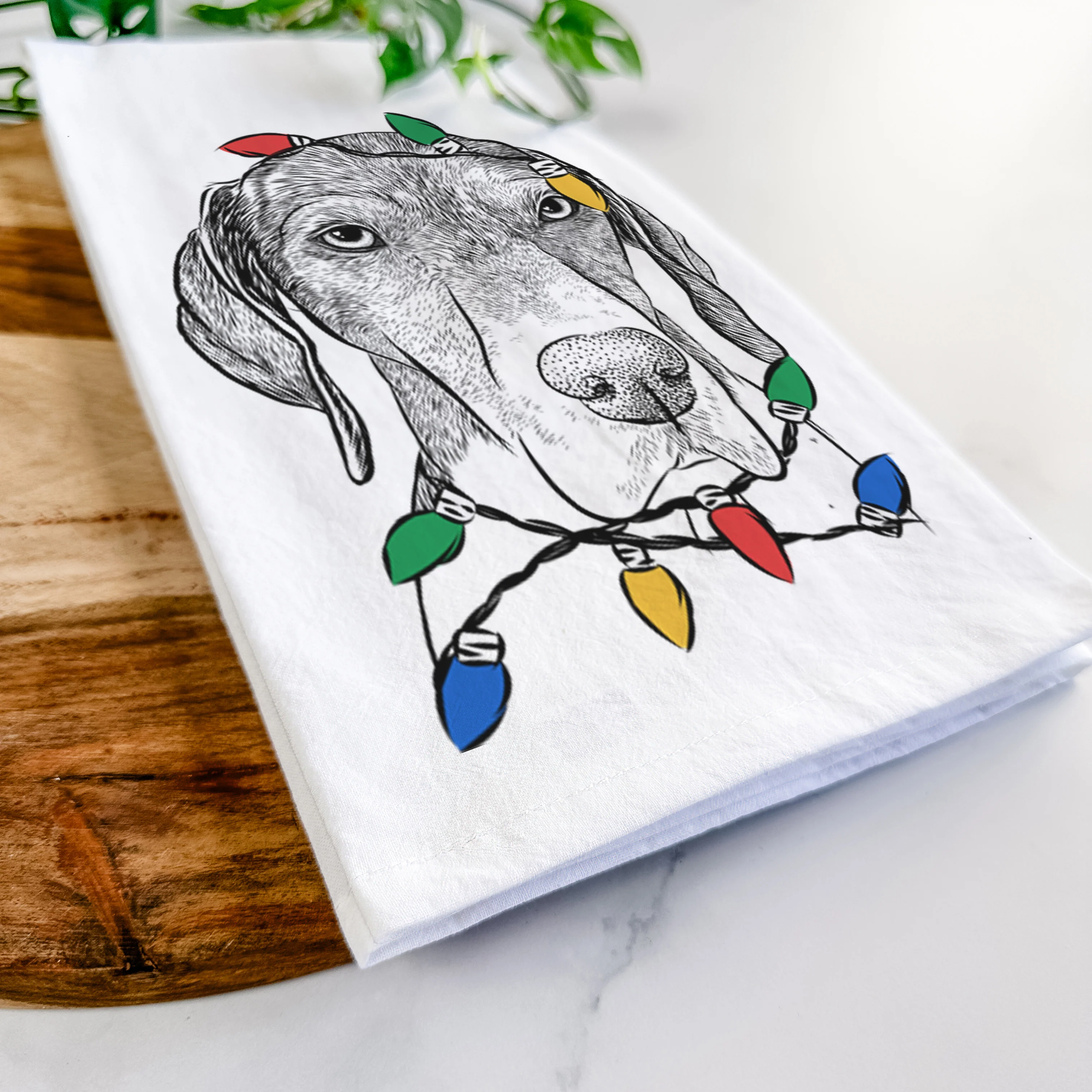 Bohdi the German Shorthaired Pointer Tea Towel - Image 10