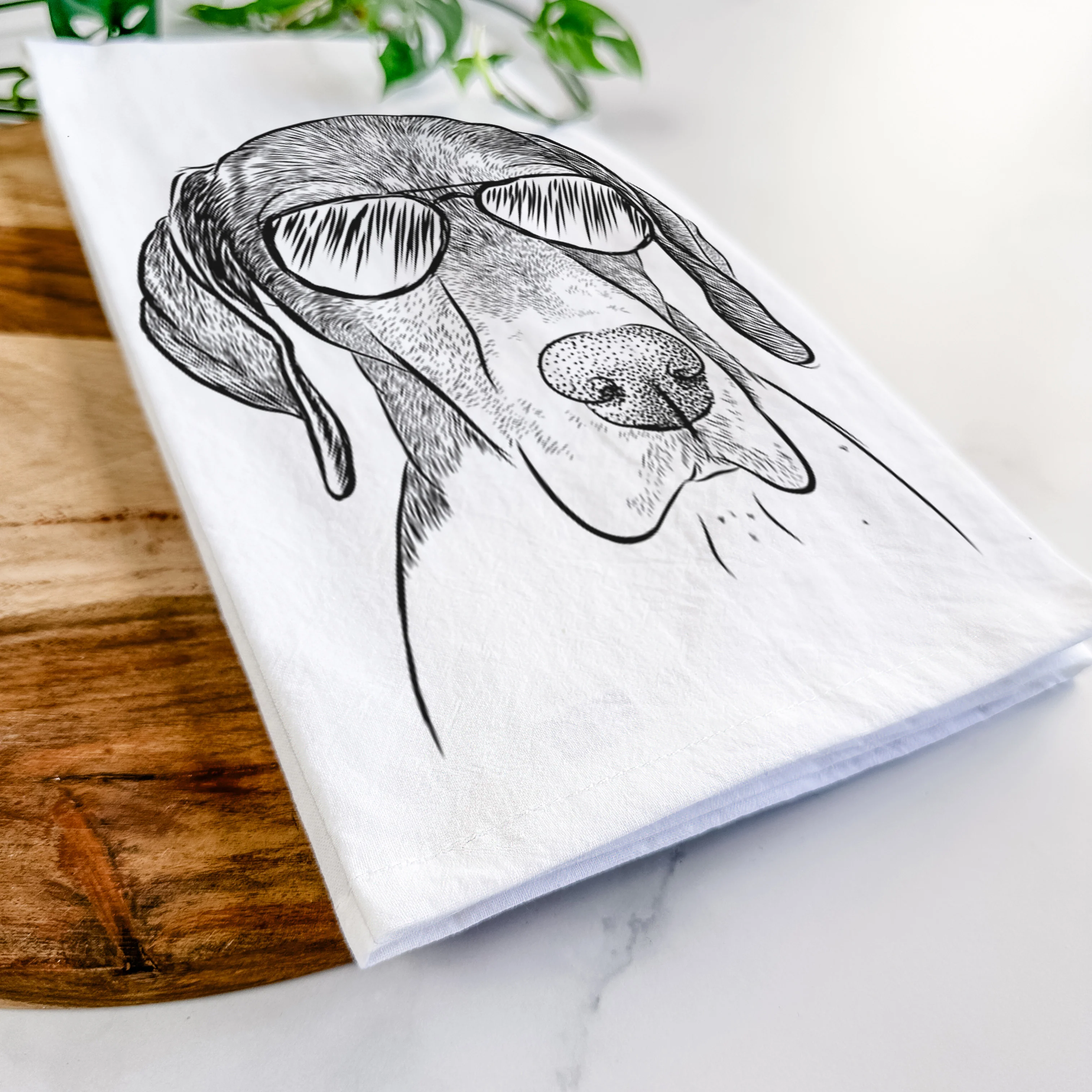 Bohdi the German Shorthaired Pointer Tea Towel - Image 6