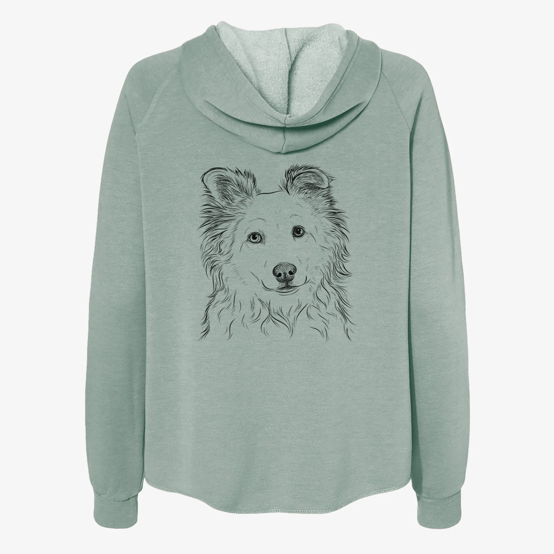 Bonsai the Mixed Breed - Women's Cali Wave Zip-Up Sweatshirt - Image 4