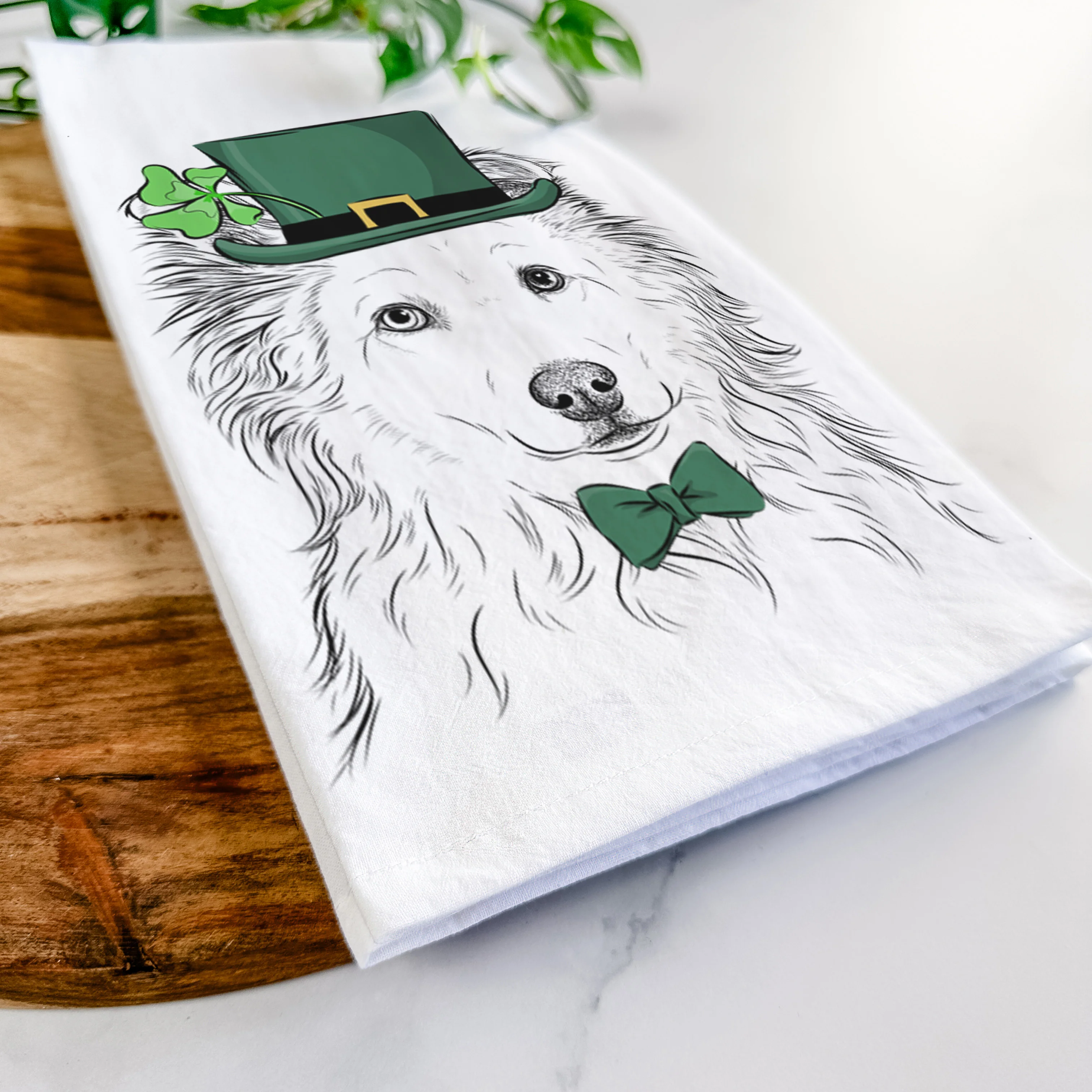 Bonsai the Mixed Breed Tea Towel - Image 13
