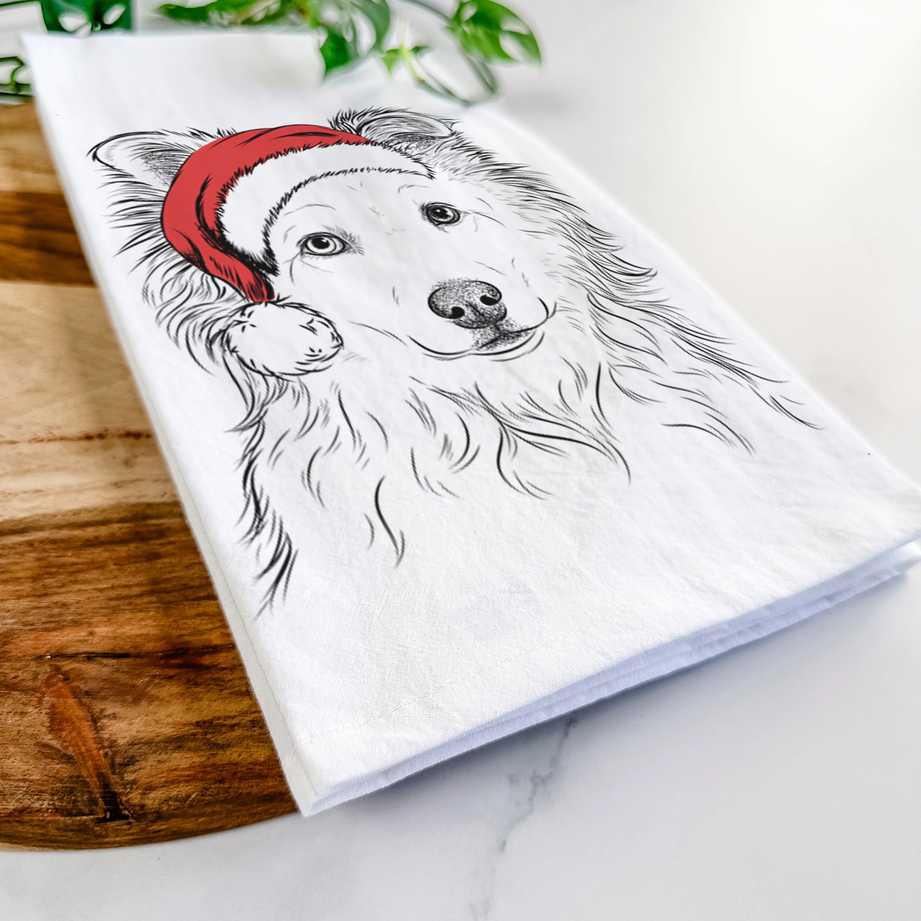 Bonsai the Mixed Breed Tea Towel - Image 9