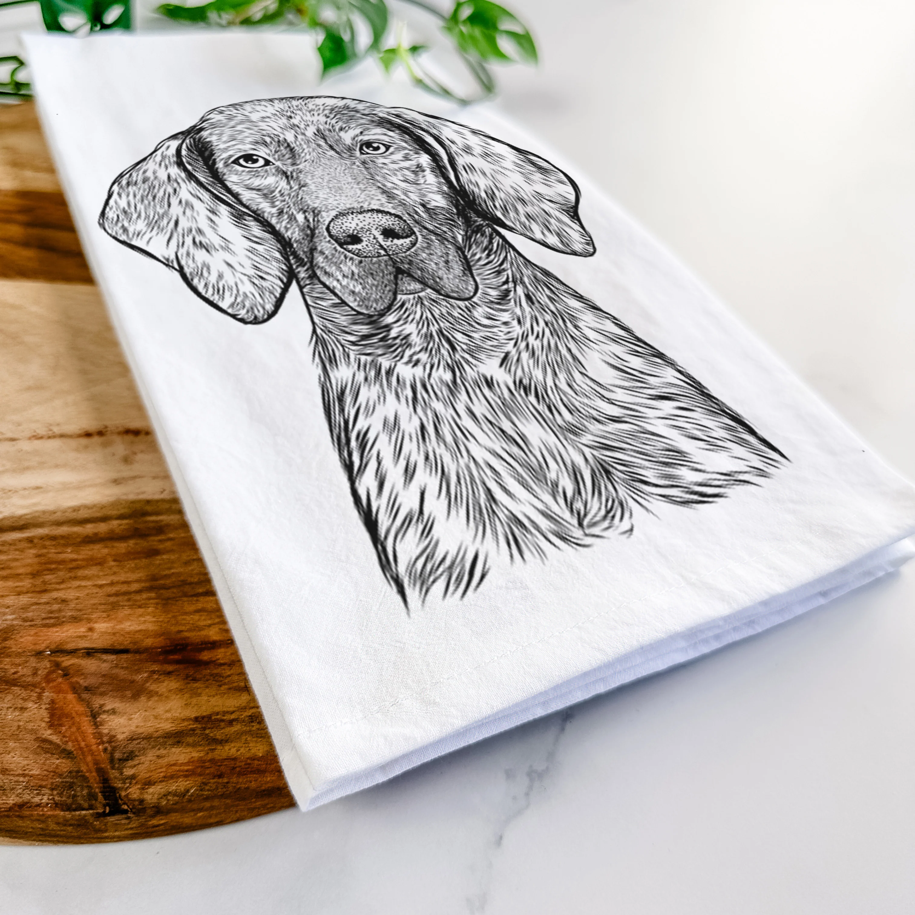 Boone the Plott Hound Tea Towel - Image 5