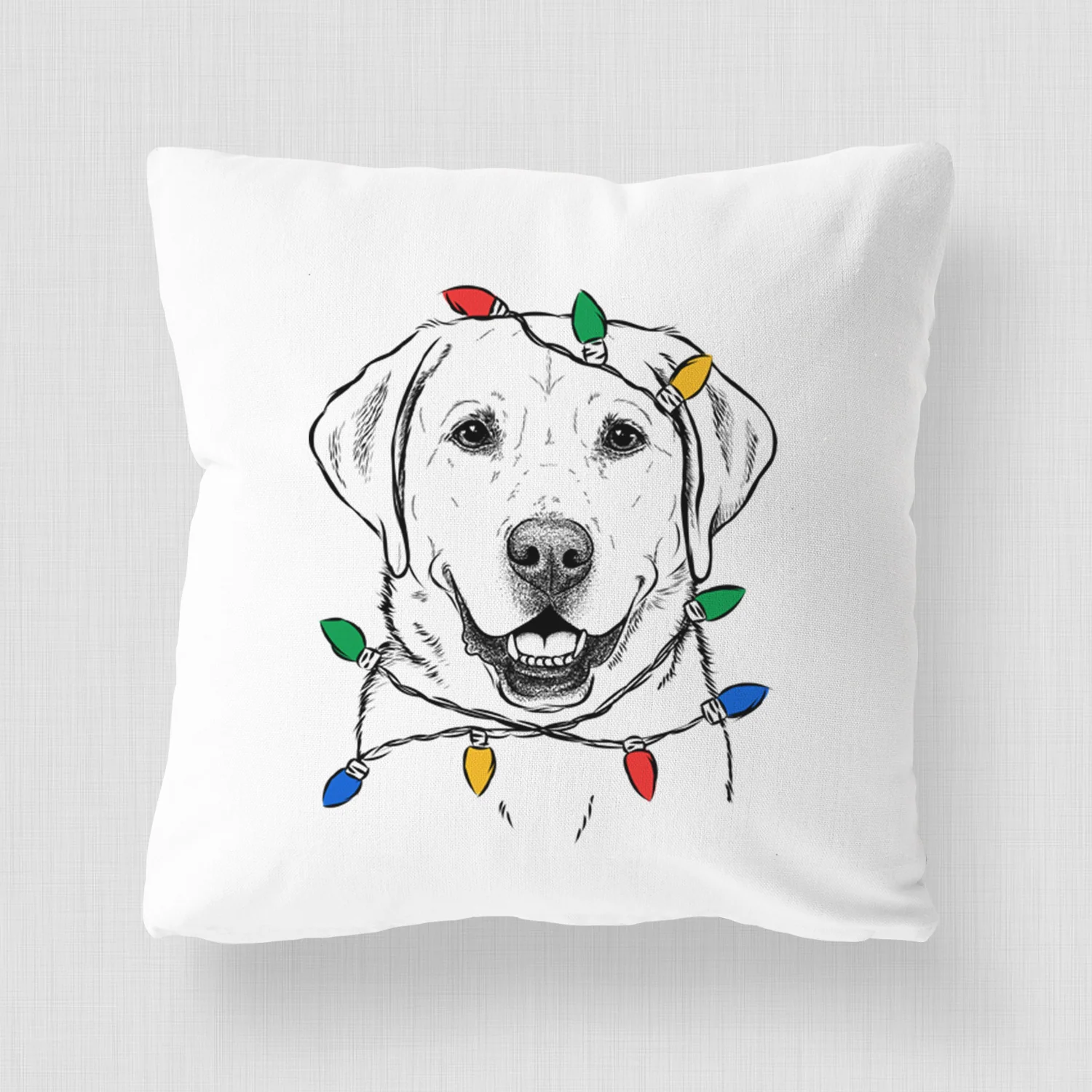 Booney the Labrador Retriever - Throw Pillow Cover - Image 4