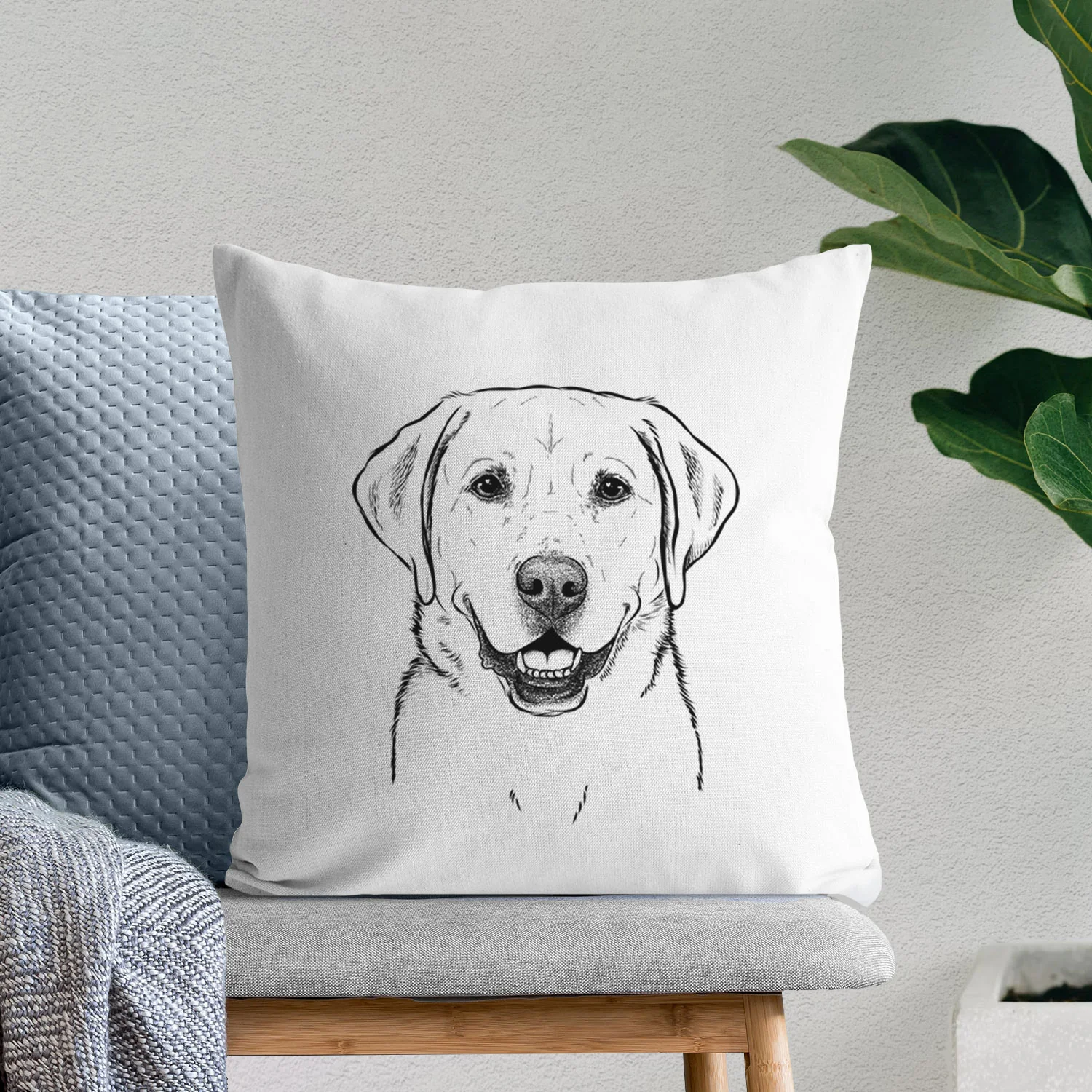 Booney the Labrador Retriever - Throw Pillow Cover - Image 6