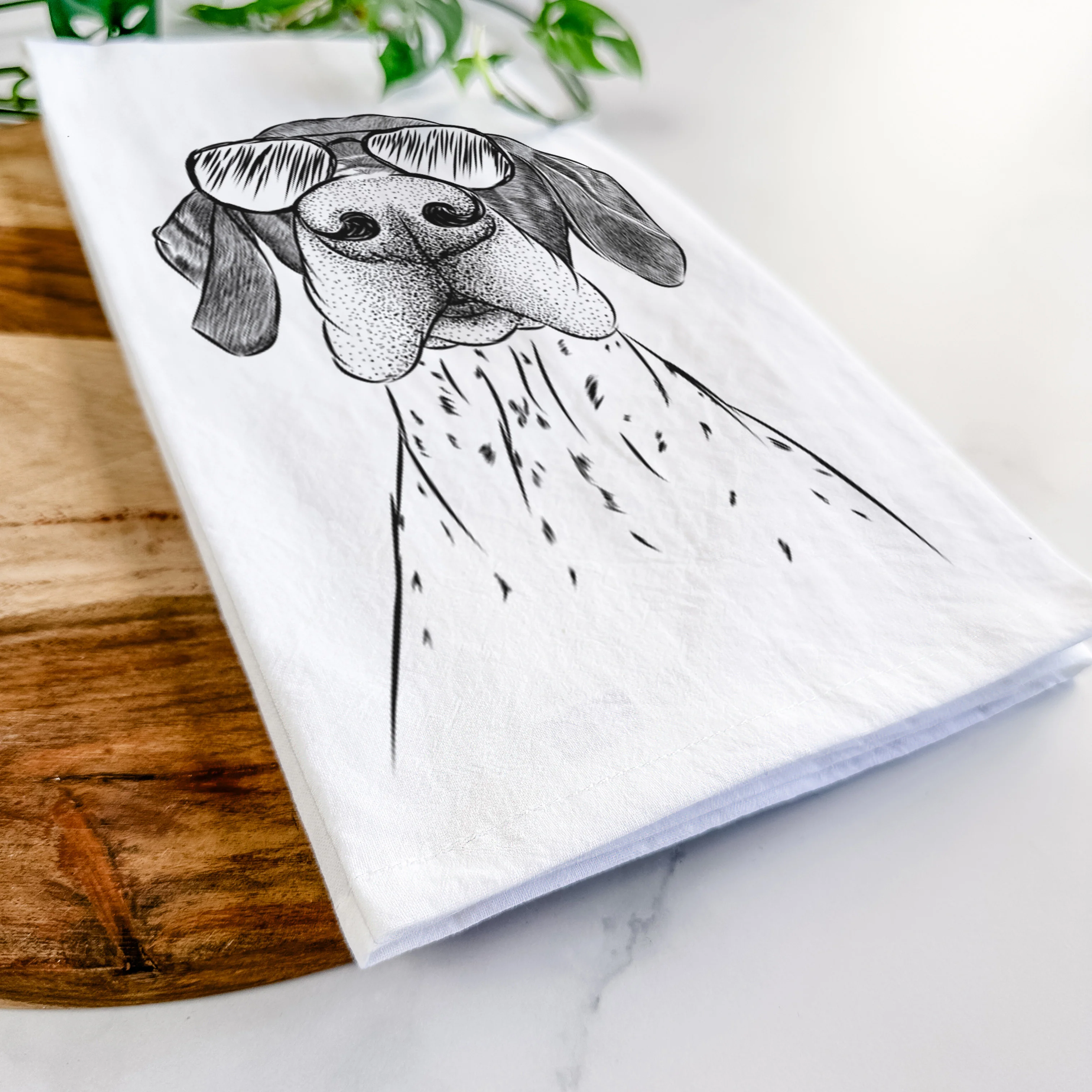 Booze the German Shorthaired Pointer Tea Towel - Image 6