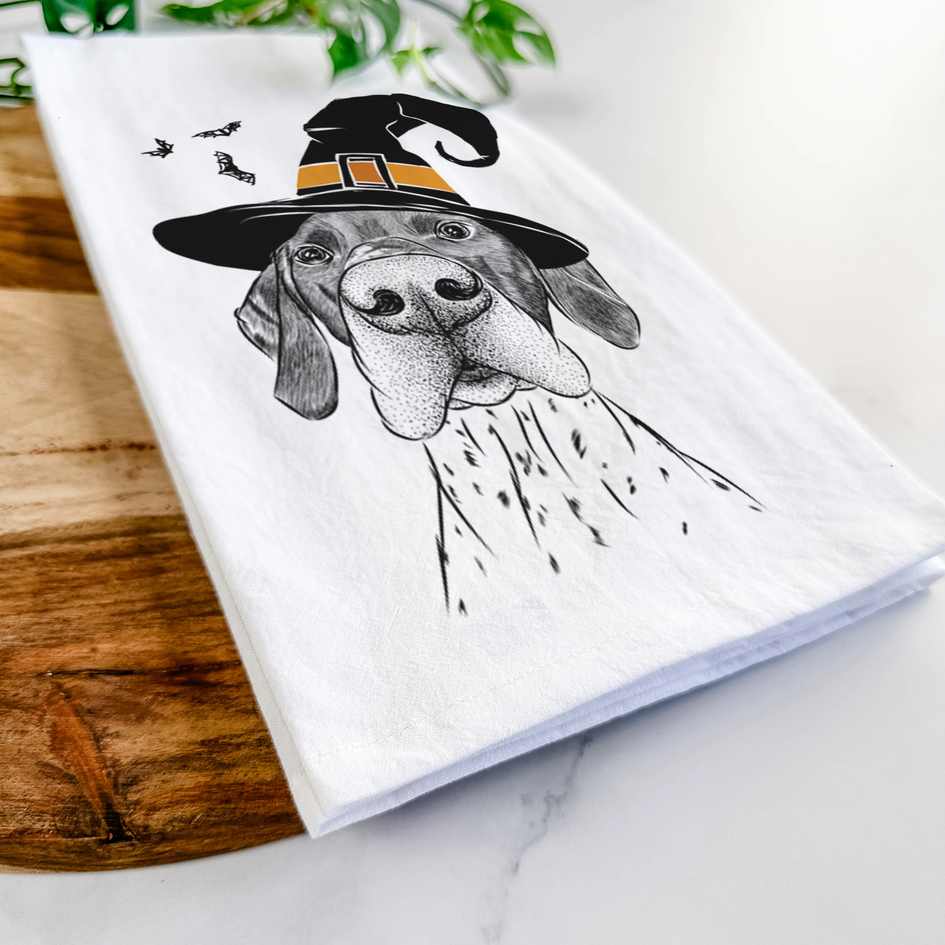 Booze the German Shorthaired Pointer Tea Towel - Image 8