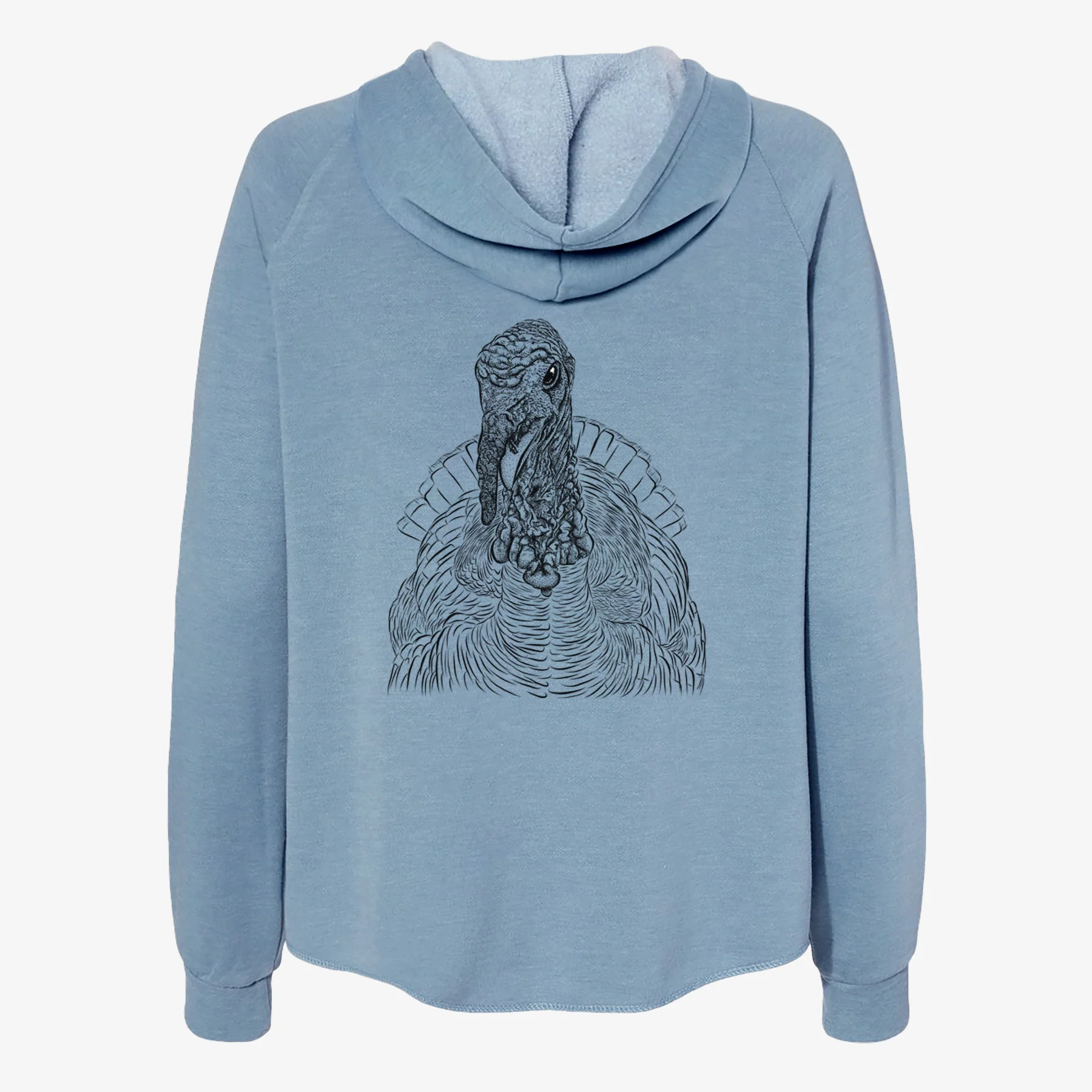 Brady the Turkey - Women's Cali Wave Zip-Up Sweatshirt - Image 6