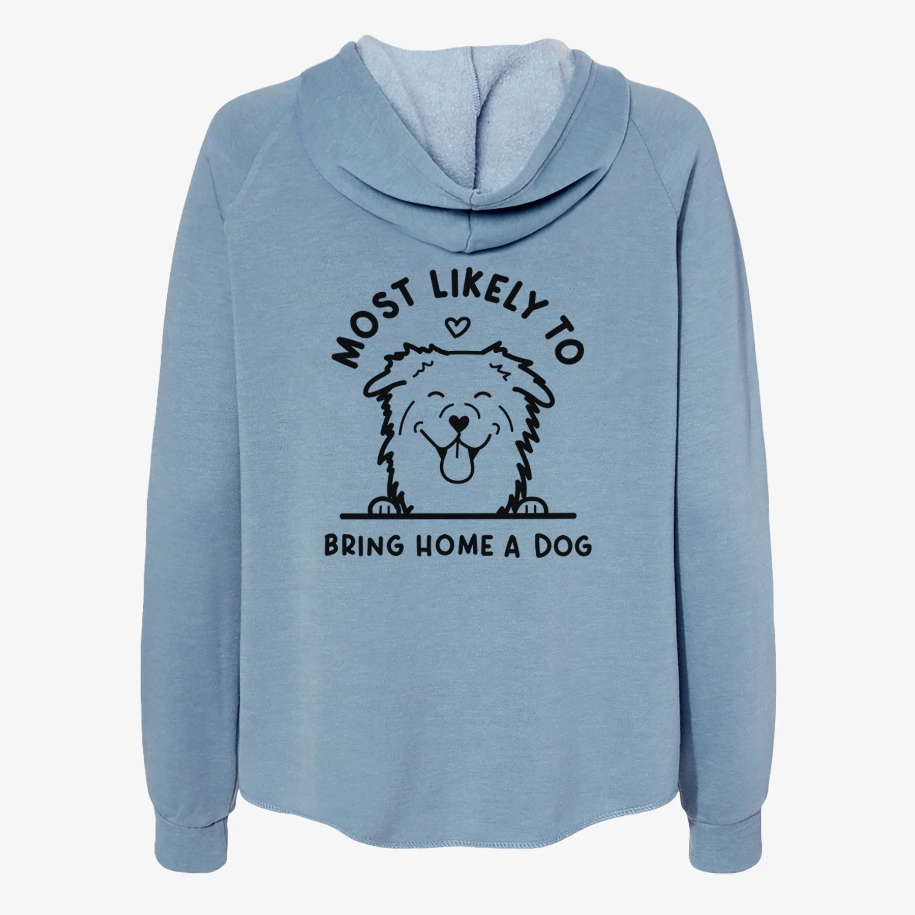 Most Likely to Bring Home a Dog - Aussie - Women's Cali Wave Zip-Up Sweatshirt - Image 6