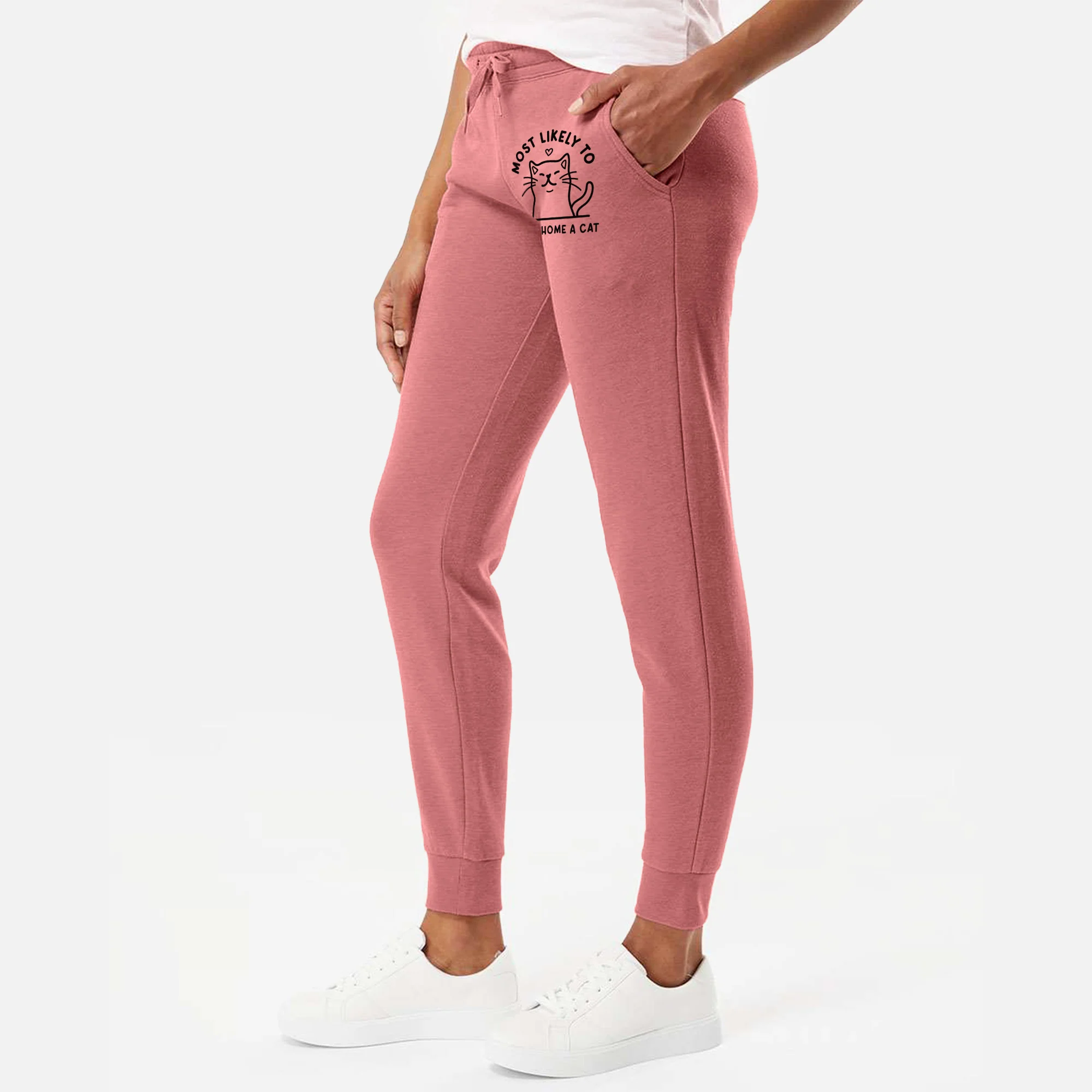 Most Likely to Bring Home a Cat - Women's Cali Wave Joggers - Image 3