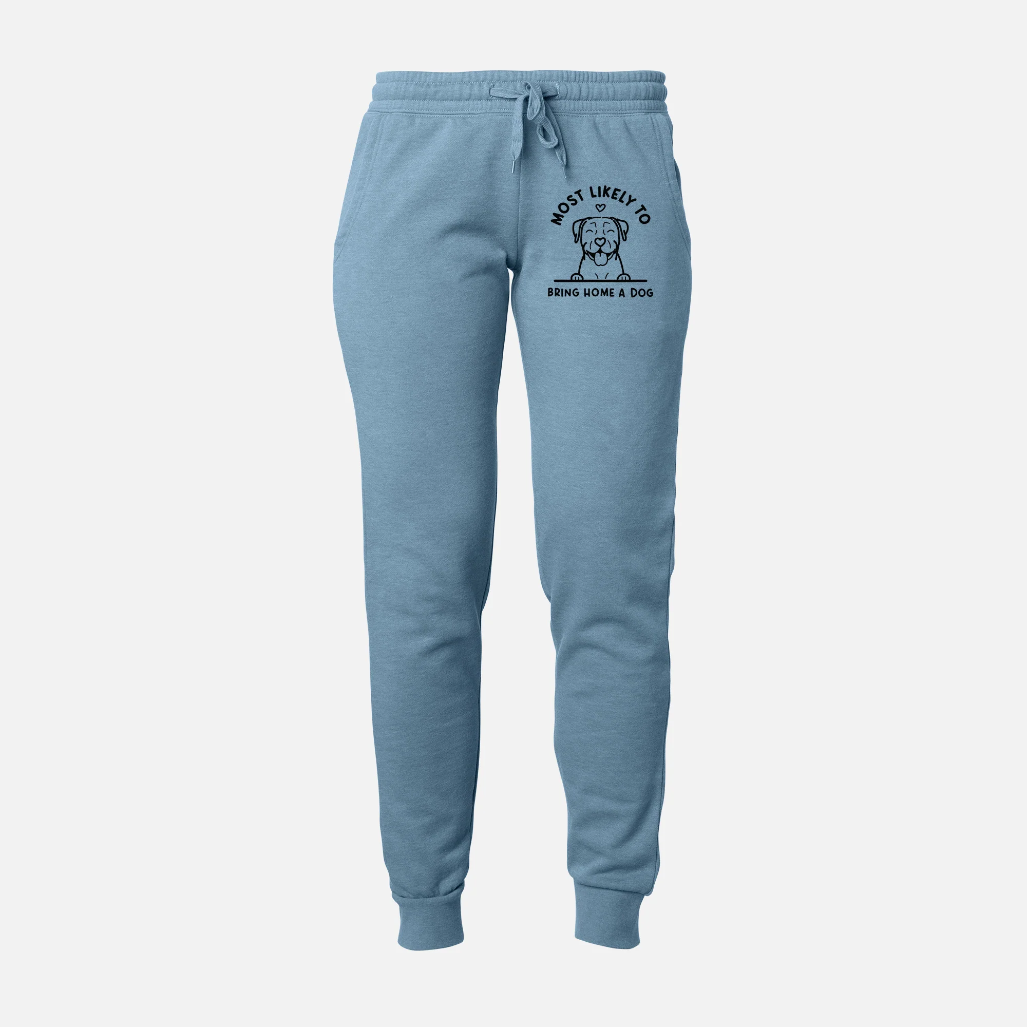 Most Likely to Bring Home a Dog - Pitbull - Women's Cali Wave Joggers - Image 8