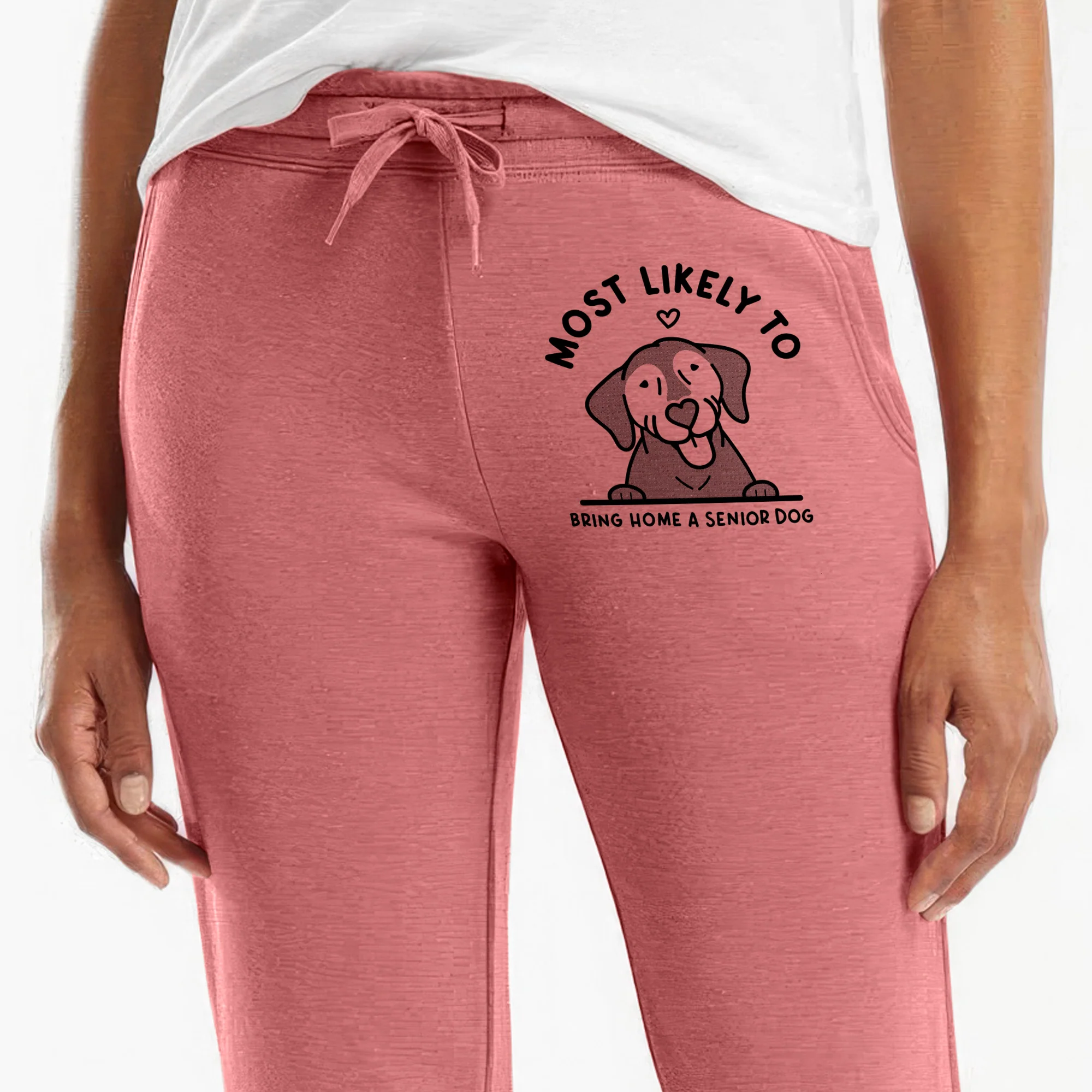 Most Likely to Bring Home a Senior Dog - Women's Cali Wave Joggers - Image 6