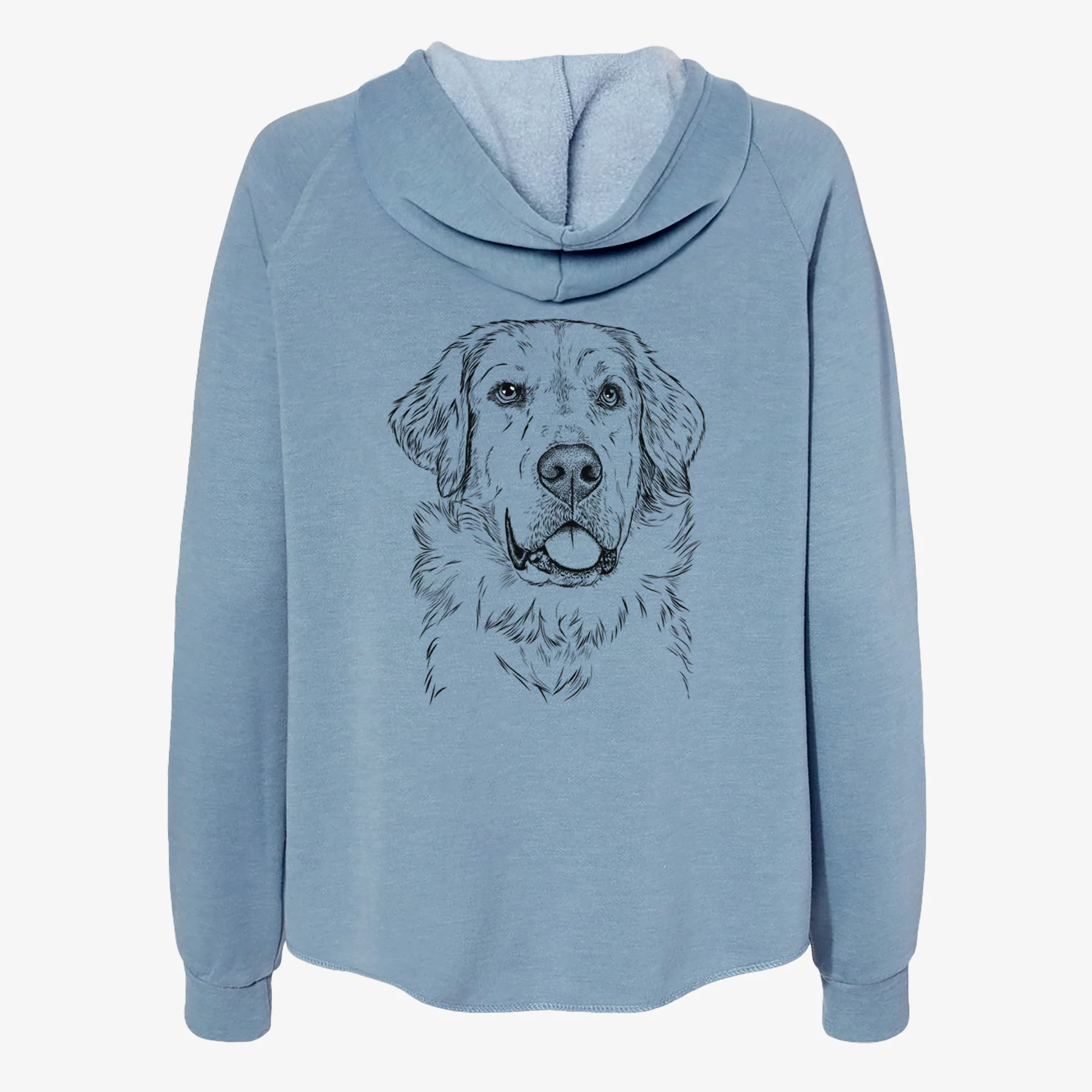 Brophy the Great Pyrenees - Women's Cali Wave Zip-Up Sweatshirt - Image 6