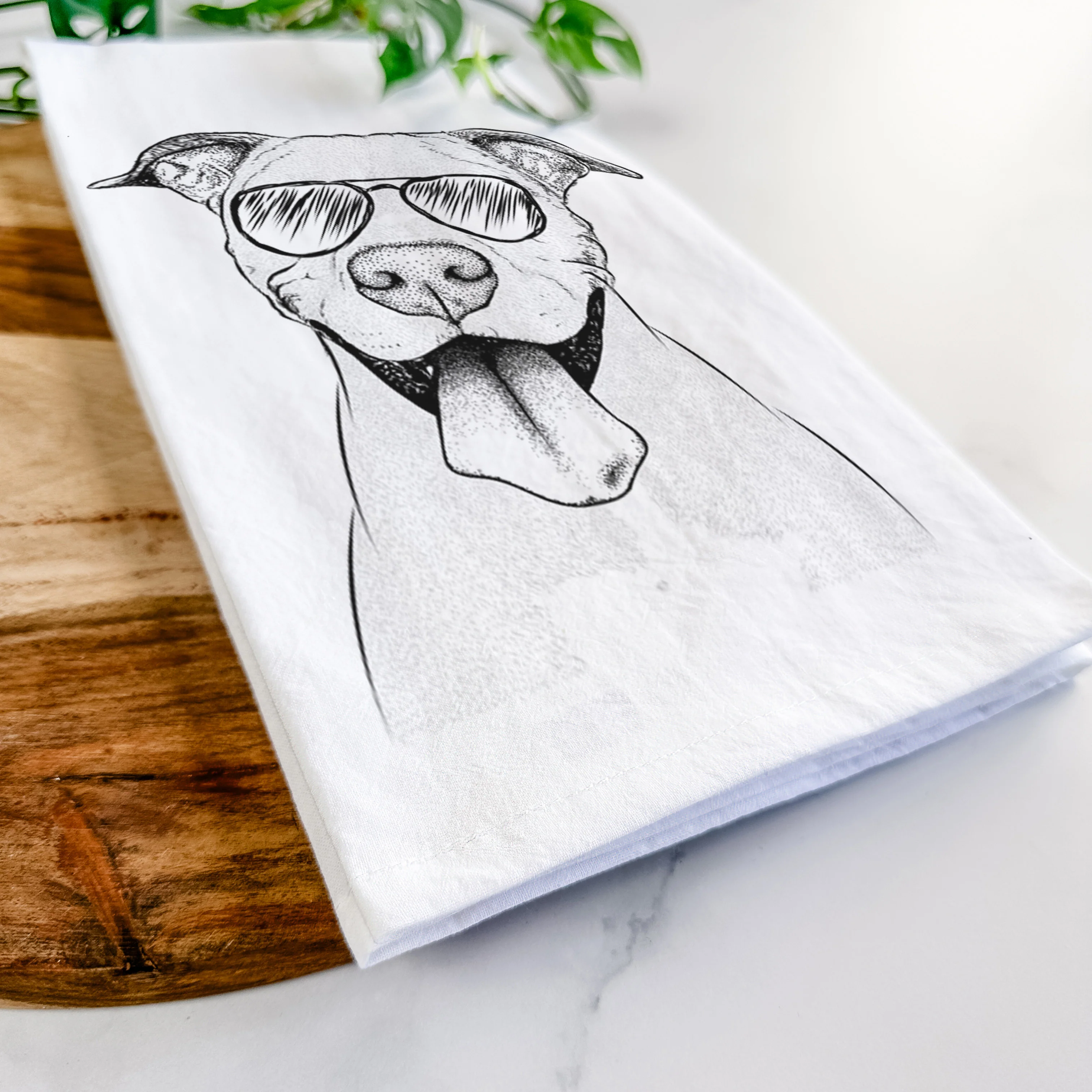 Bruce the American Staffordshire Terrier Tea Towel - Image 6