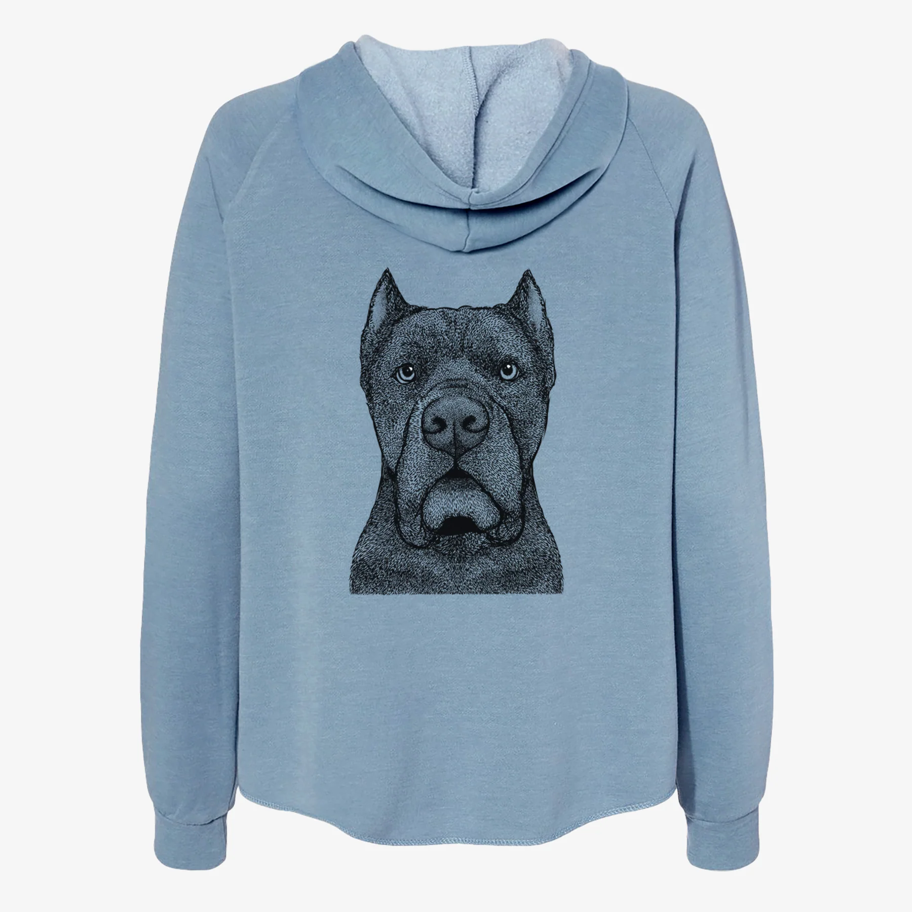 Bruno the Cane Corso - Women's Cali Wave Zip-Up Sweatshirt - Image 6