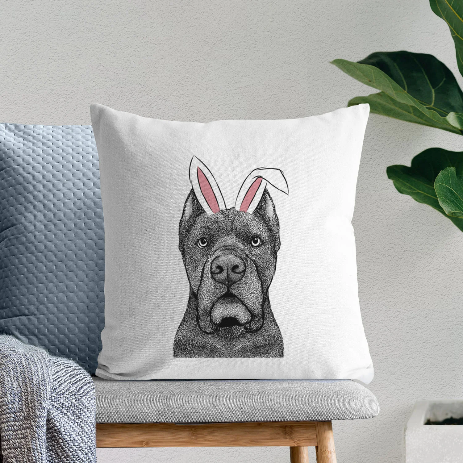 Bruno the Cane Corso - Throw Pillow Cover - Image 11