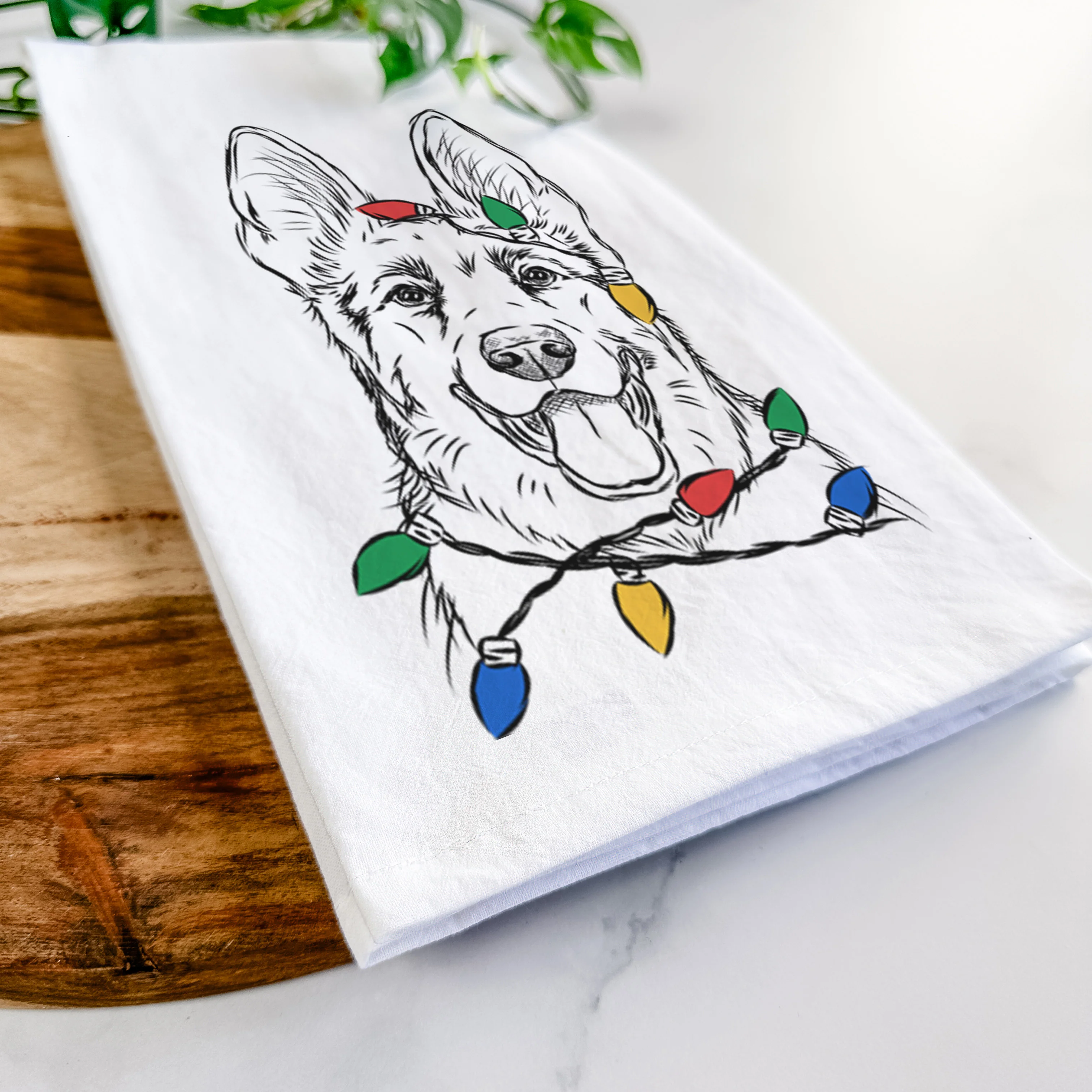 Brutus the German Shepherd Tea Towel - Image 10
