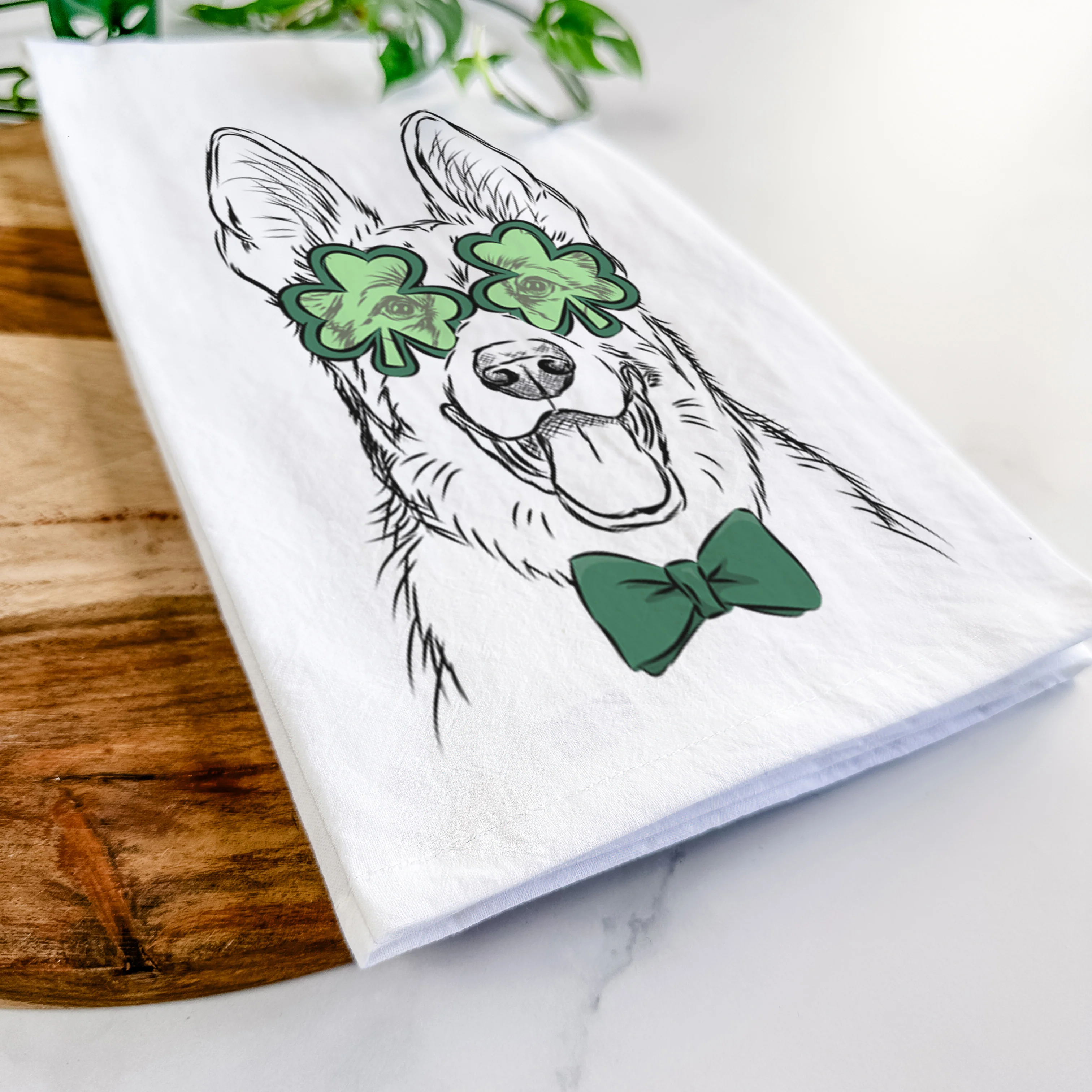 Brutus the German Shepherd Tea Towel - Image 13