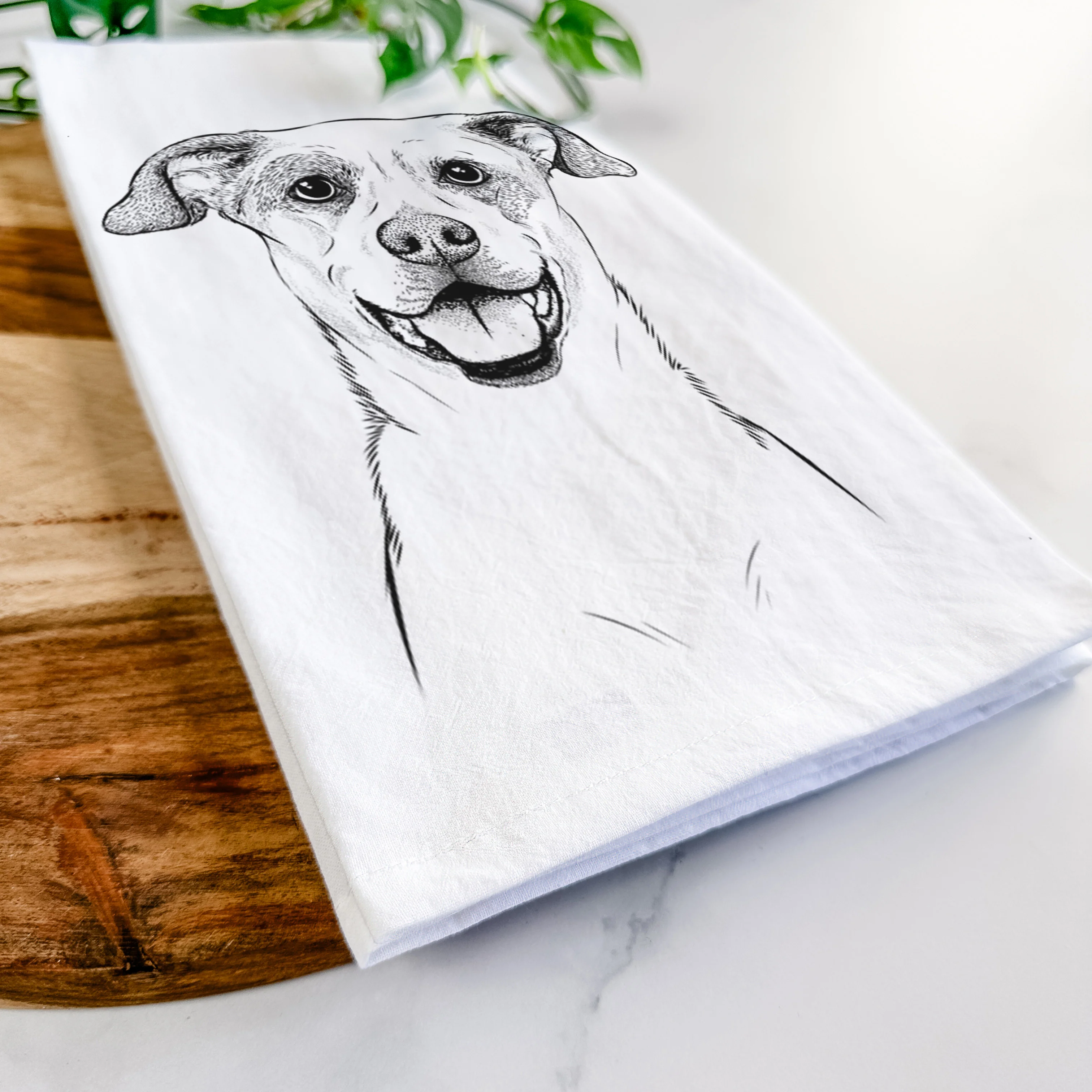 Buffy the Mixed Breed Tea Towel - Image 5