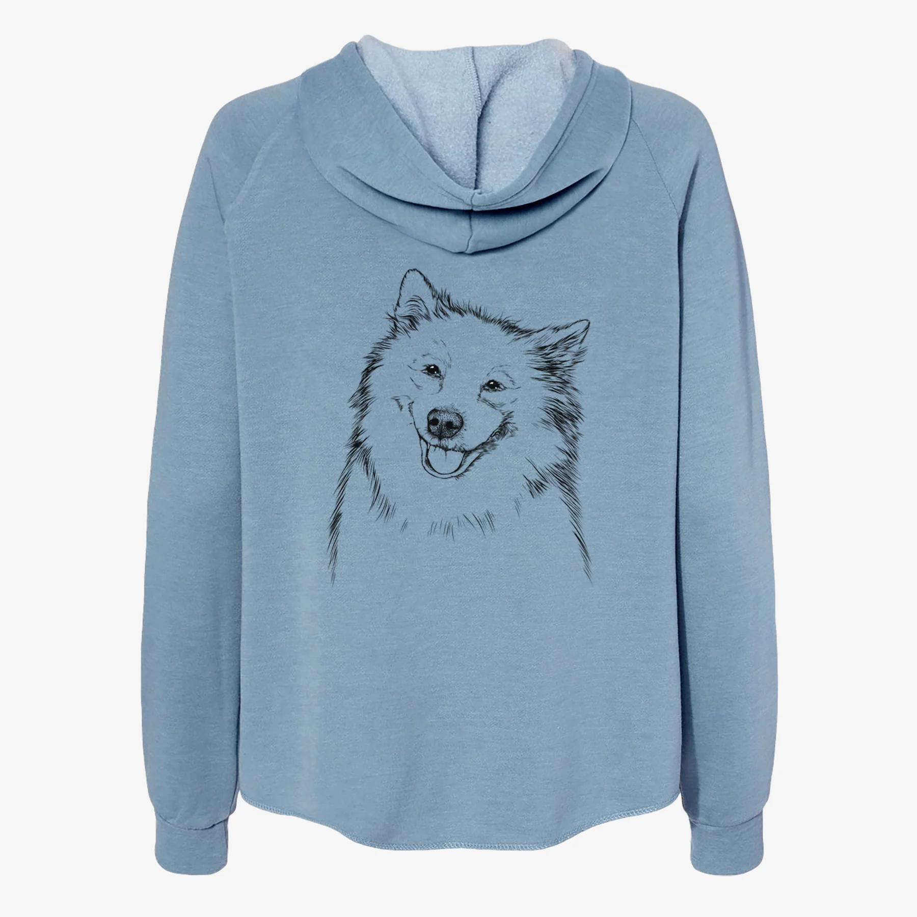 Caico the Samoyed - Women's Cali Wave Zip-Up Sweatshirt - Image 6