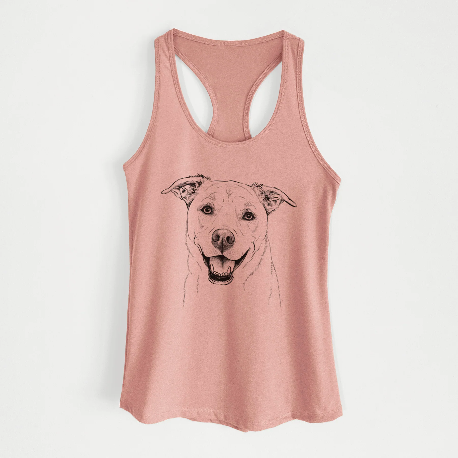 Carl the Mixed Breed - Women's Racerback Tanktop - Image 3
