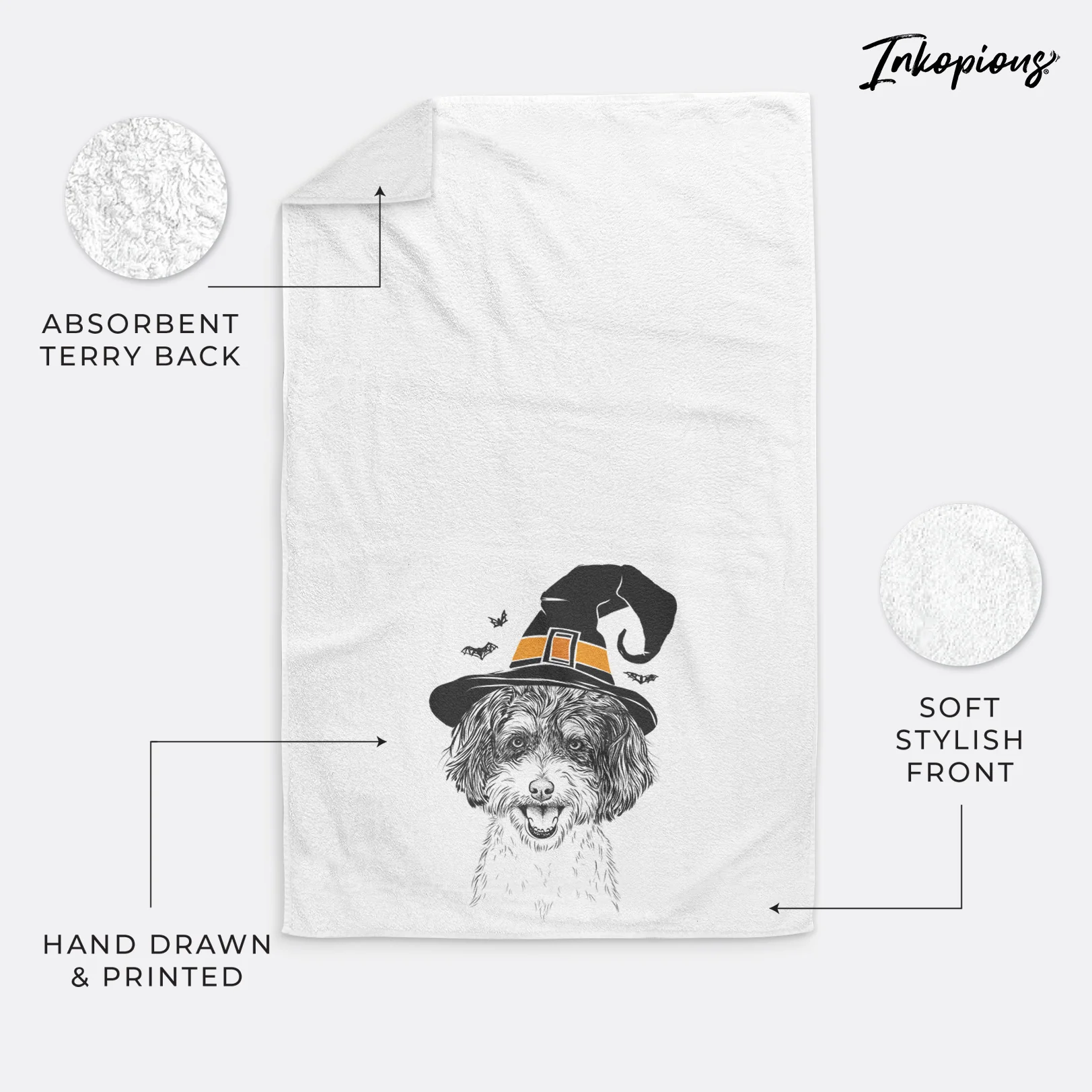 Carlos the Cavapoo Premium Hand Towel - Image 19