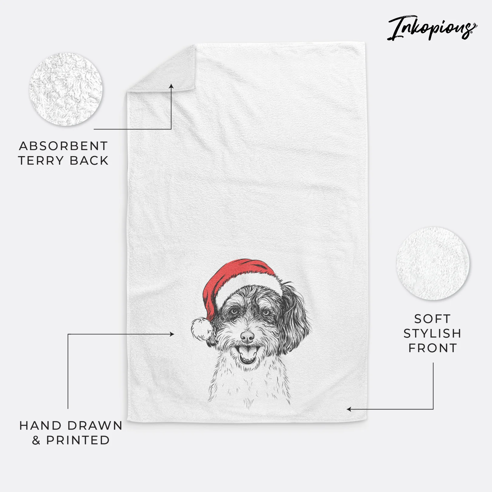 Carlos the Cavapoo Premium Hand Towel - Image 20