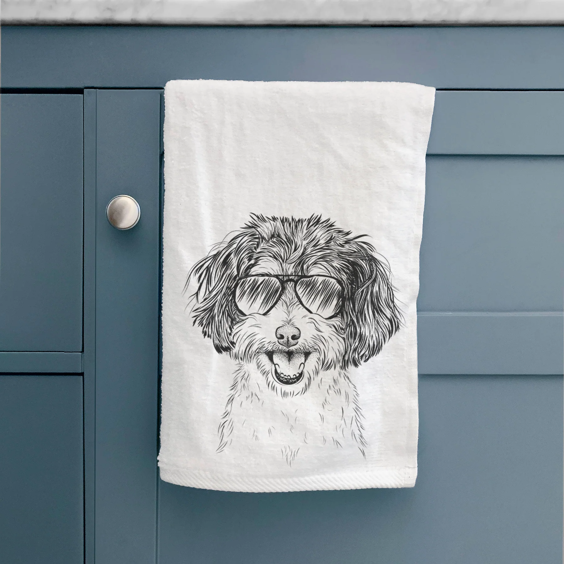Carlos the Cavapoo Premium Hand Towel - Image 3
