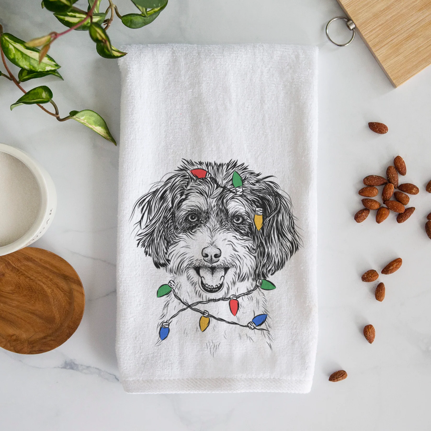 Carlos the Cavapoo Premium Hand Towel - Image 5