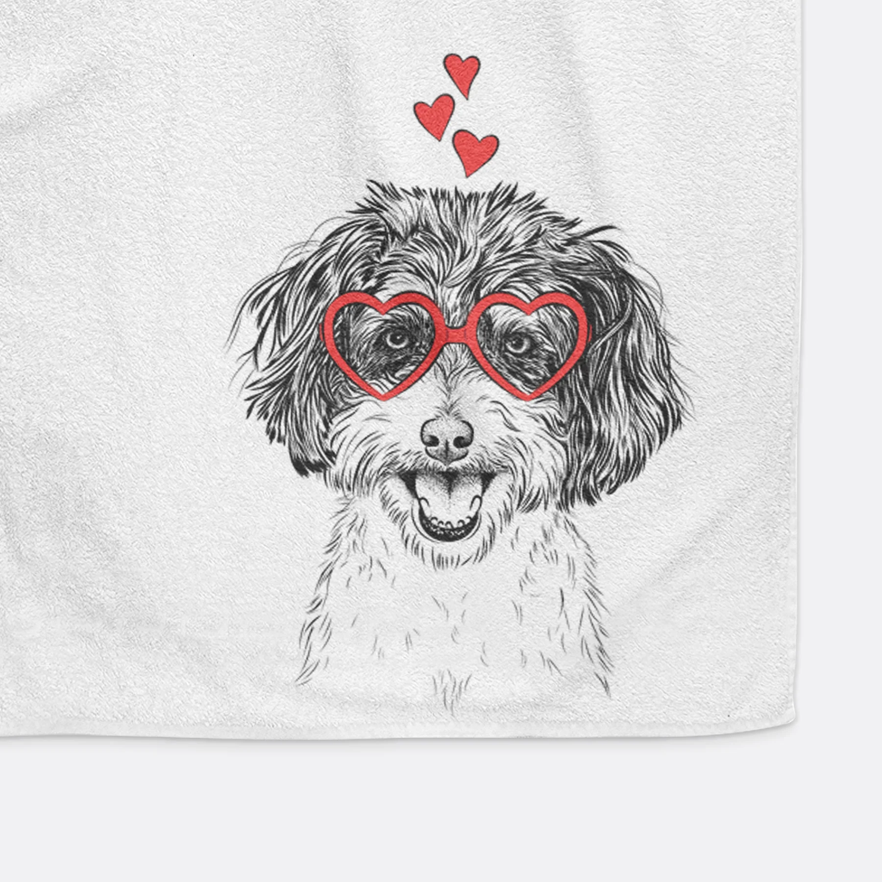 Carlos the Cavapoo Premium Hand Towel - Image 6