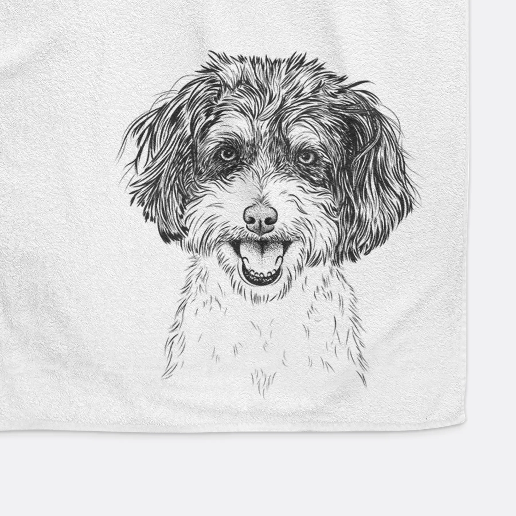 Carlos the Cavapoo Premium Hand Towel - Image 7