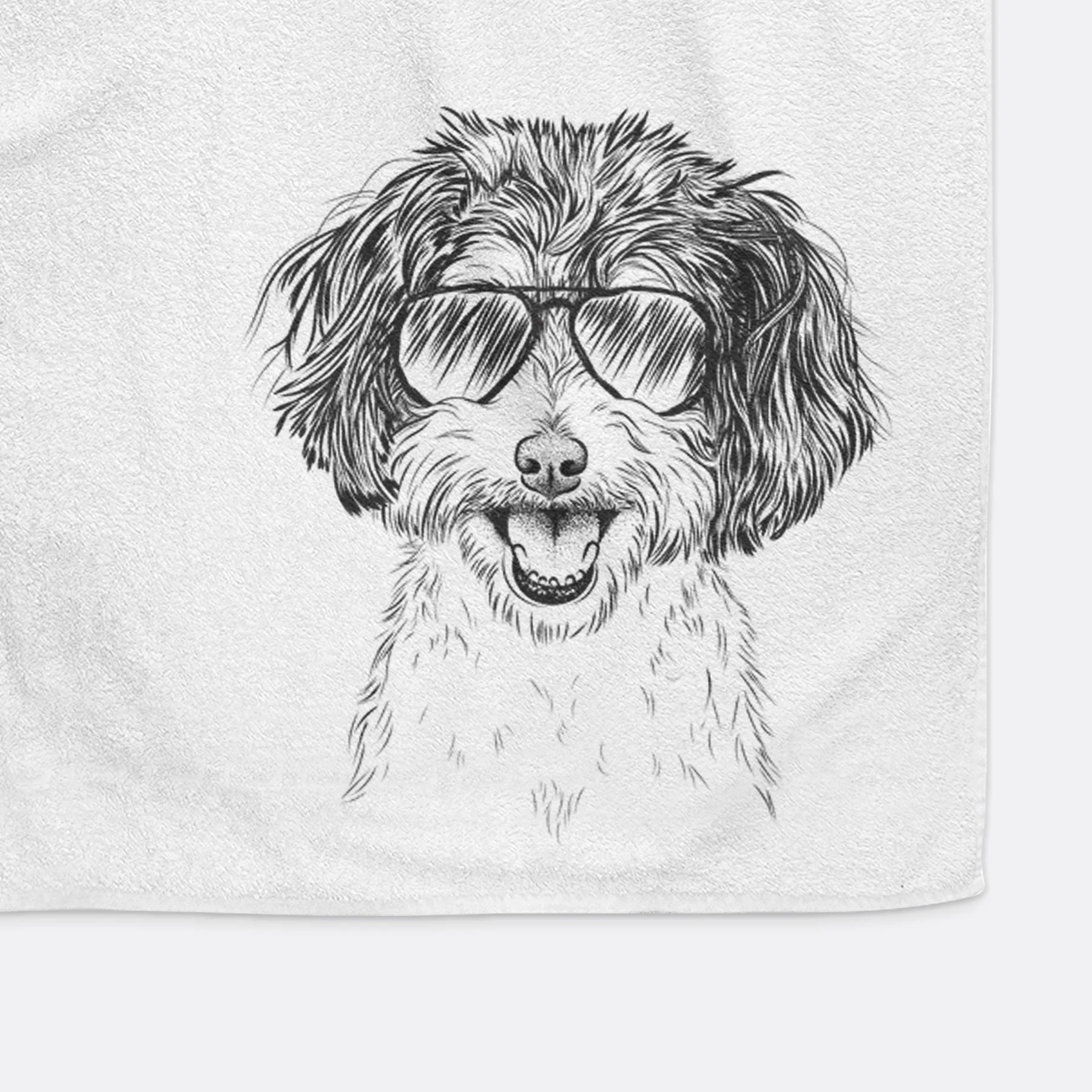 Carlos the Cavapoo Premium Hand Towel - Image 8