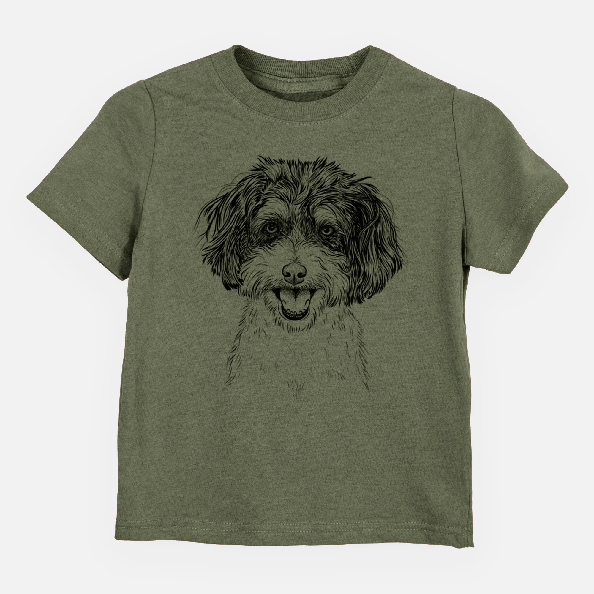 Bare Carlos the Cavapoo - Kids/Youth/Toddler Shirt - Image 5