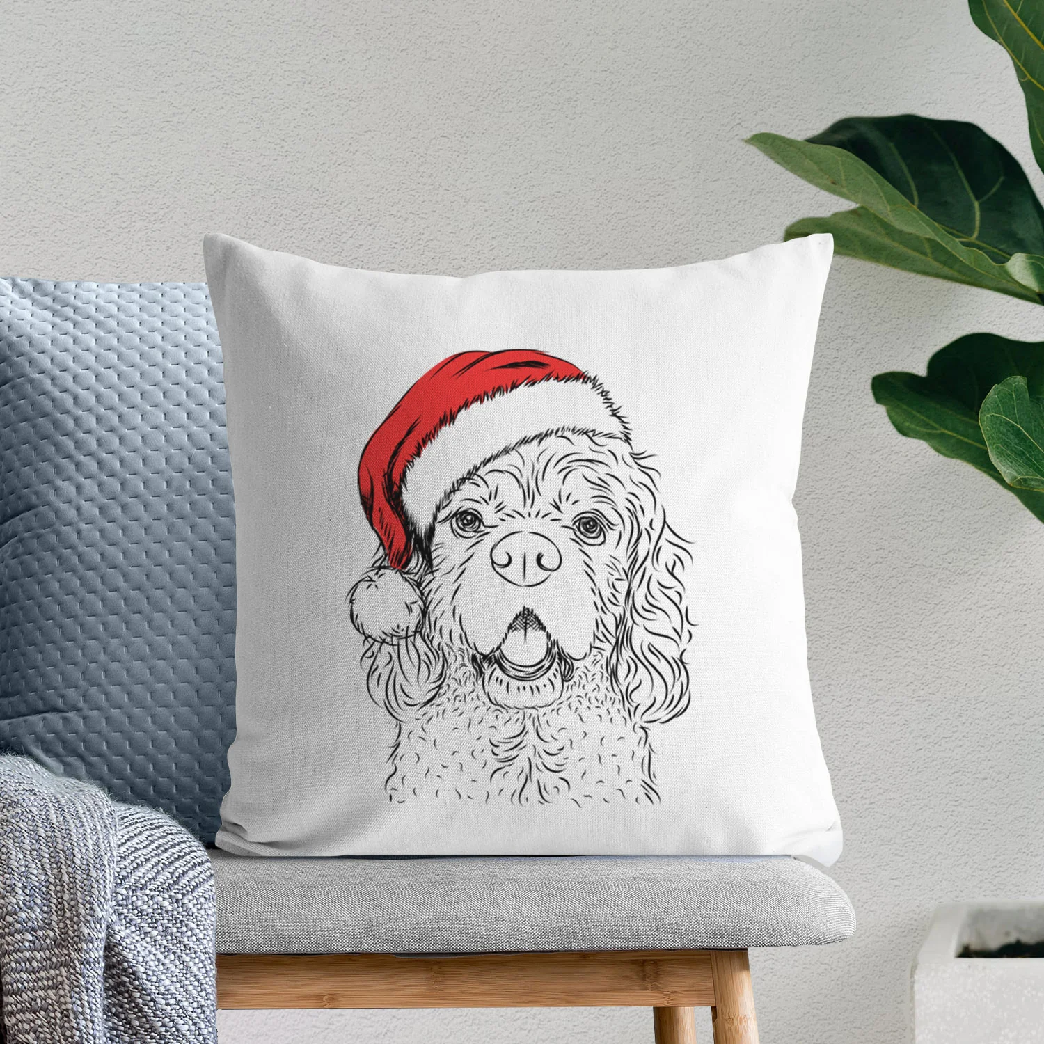Casey the American Cocker Spaniel - Throw Pillow Cover - Image 10